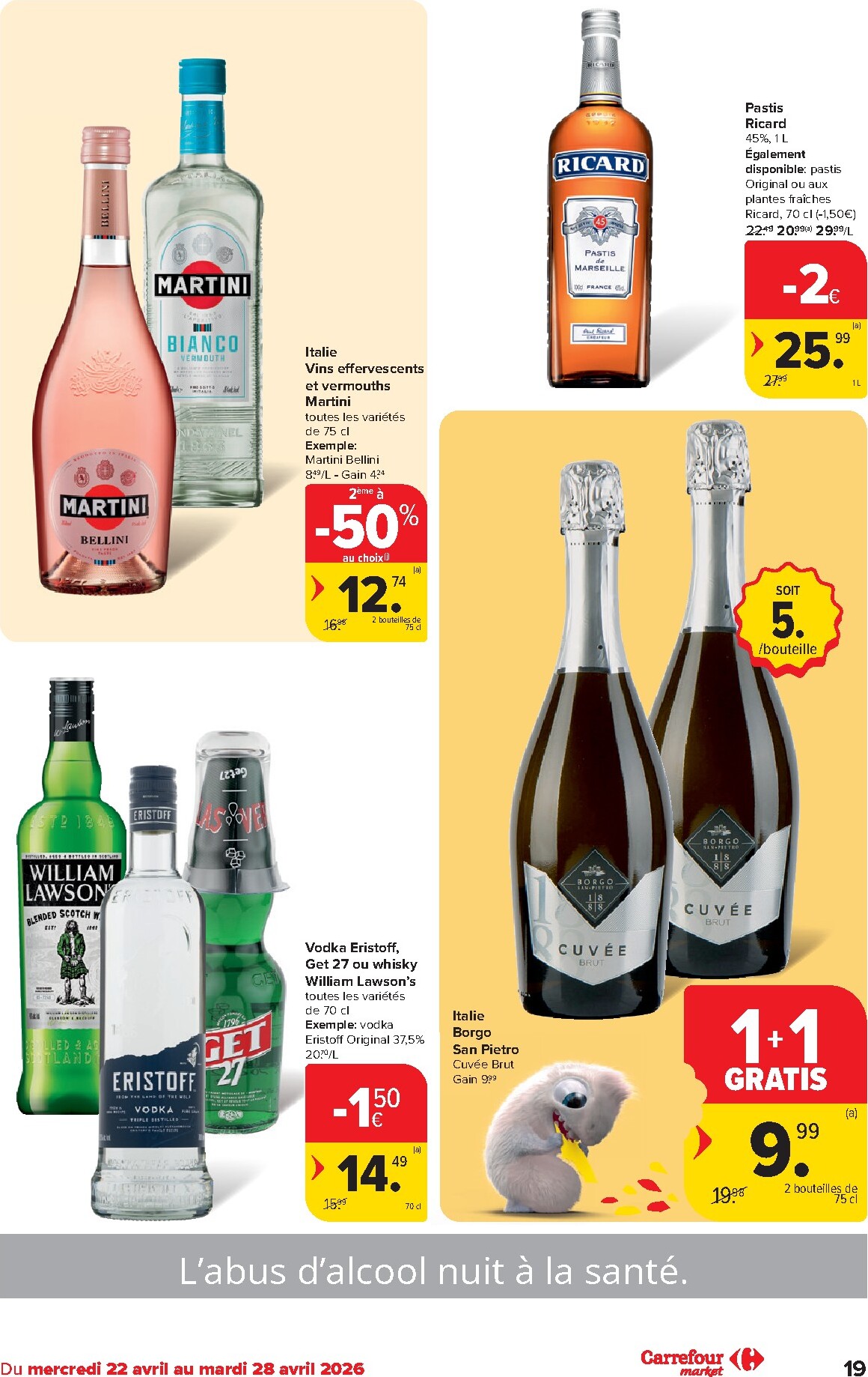 carrefour-market - Carrefour Market folder voor volgende week van woensdag 22/04/2026 tot dinsdag 28/04/2026 - page: 19
