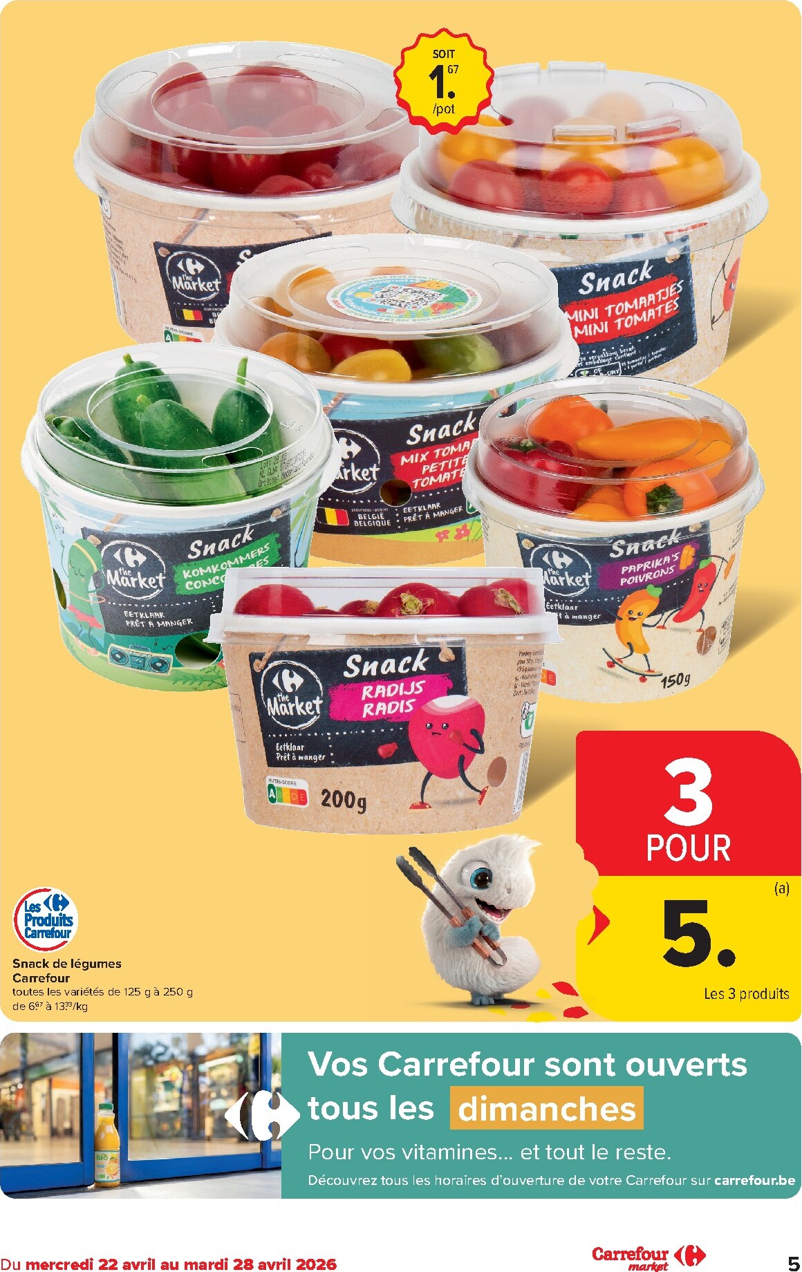 carrefour-market - Carrefour Market folder voor volgende week van woensdag 22/04/2026 tot dinsdag 28/04/2026 - page: 5