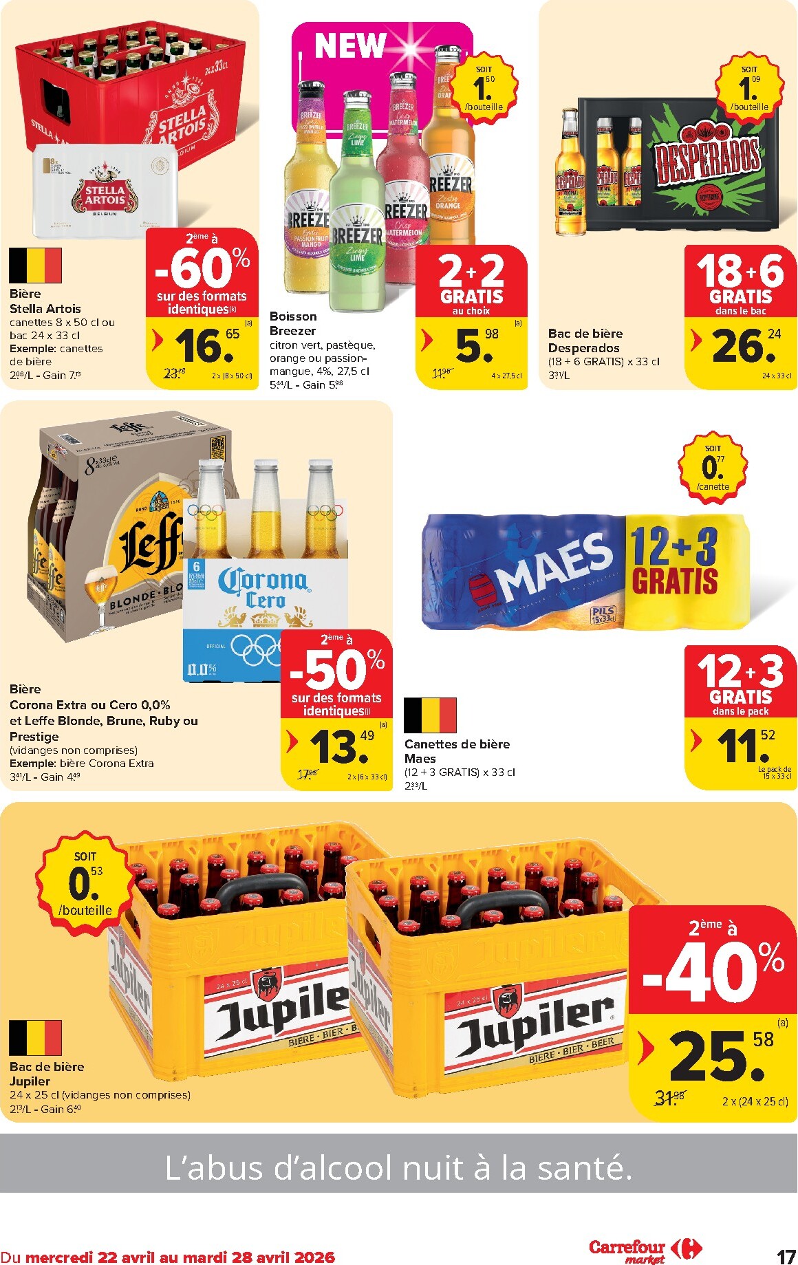carrefour-market - Carrefour Market folder voor volgende week van woensdag 22/04/2026 tot dinsdag 28/04/2026 - page: 17