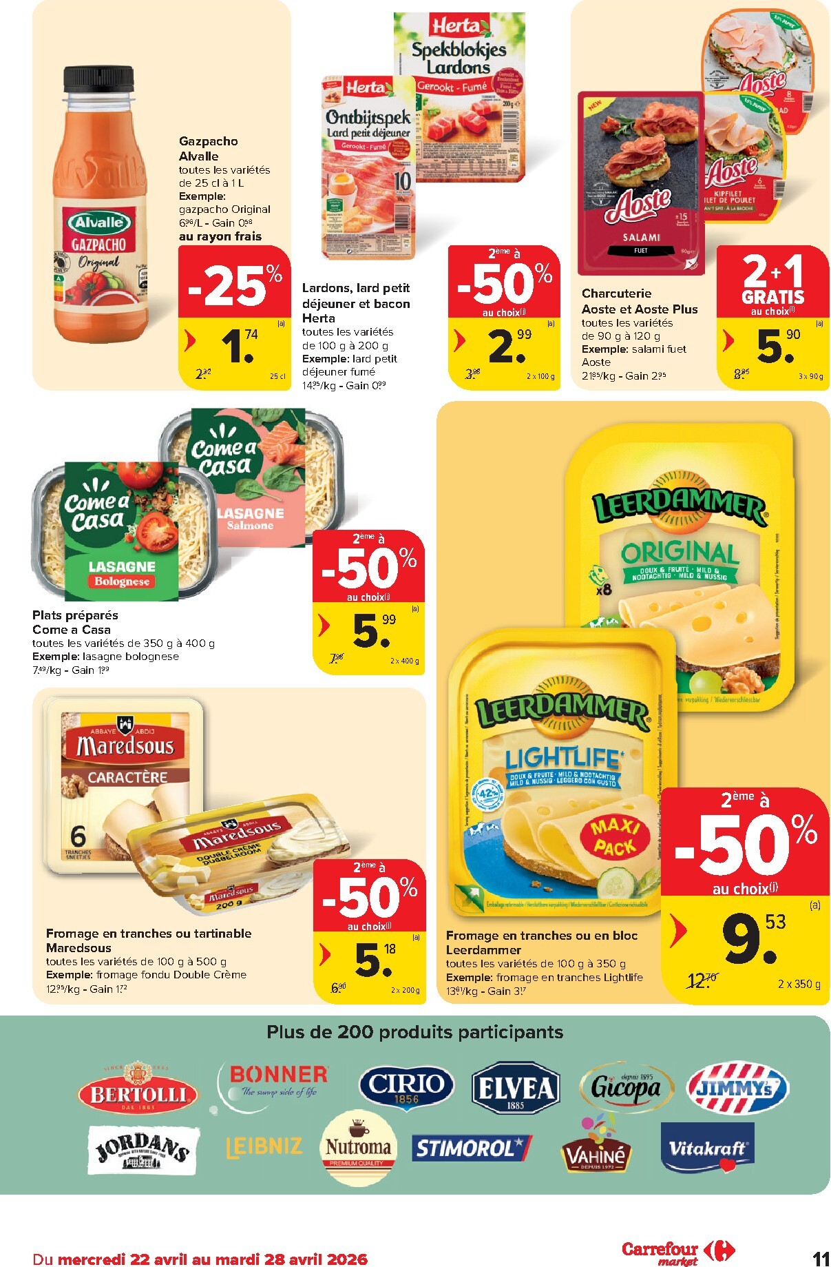 carrefour-market - Carrefour Market folder voor volgende week van woensdag 22/04/2026 tot dinsdag 28/04/2026 - page: 11