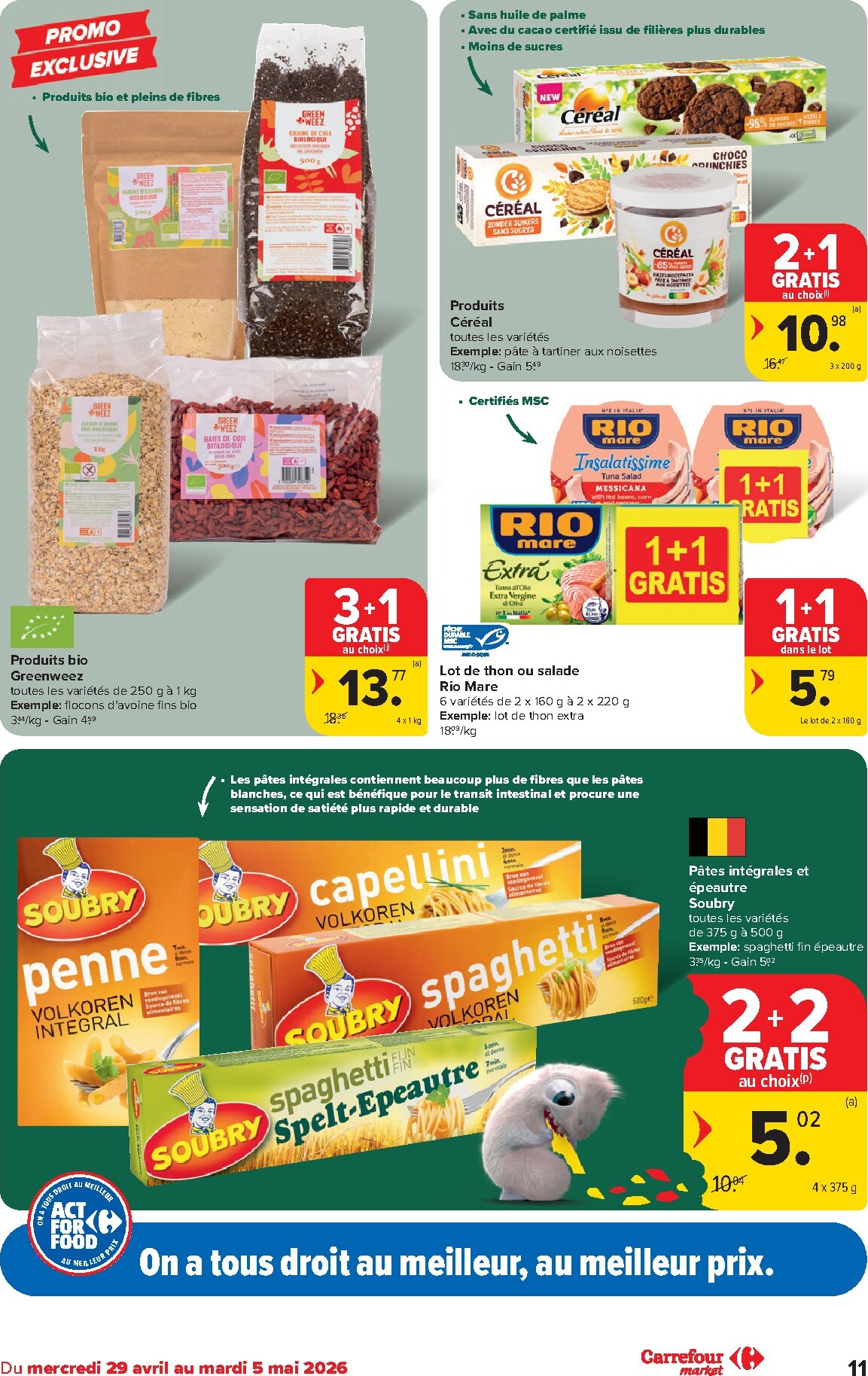 carrefour-market - Carrefour Market folder voor volgende week van woensdag 29/04/2026 tot dinsdag 05/05/2026 - page: 11