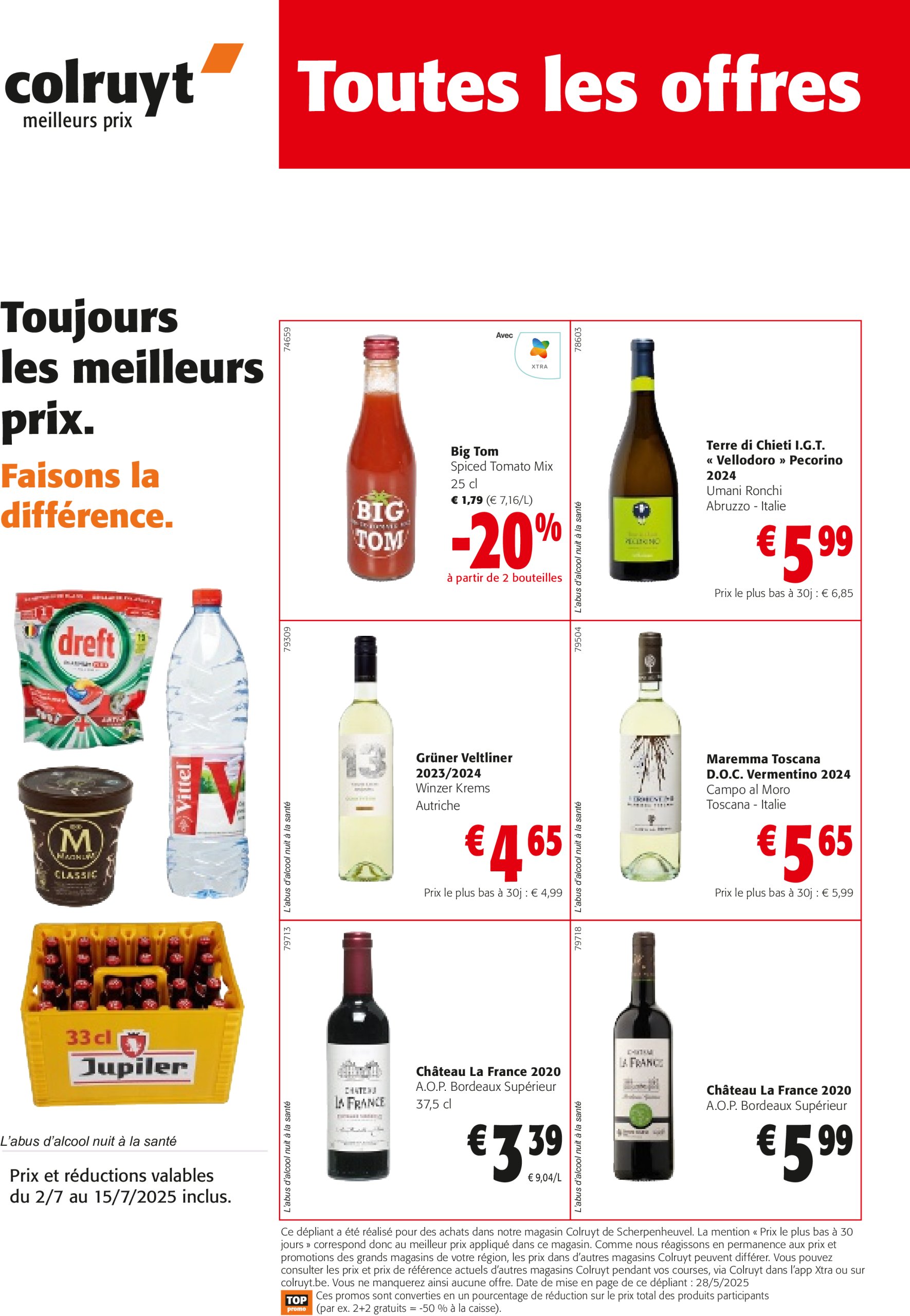 colruyt - Colruyt - Toutes les offres folder geldig vanaf 02/07 - 15/07