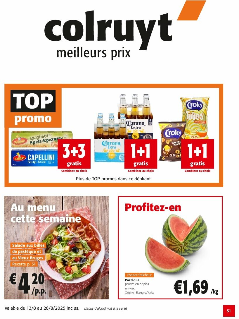 colruyt - Colruyt folder geldig vanaf 13/08 - 26/08