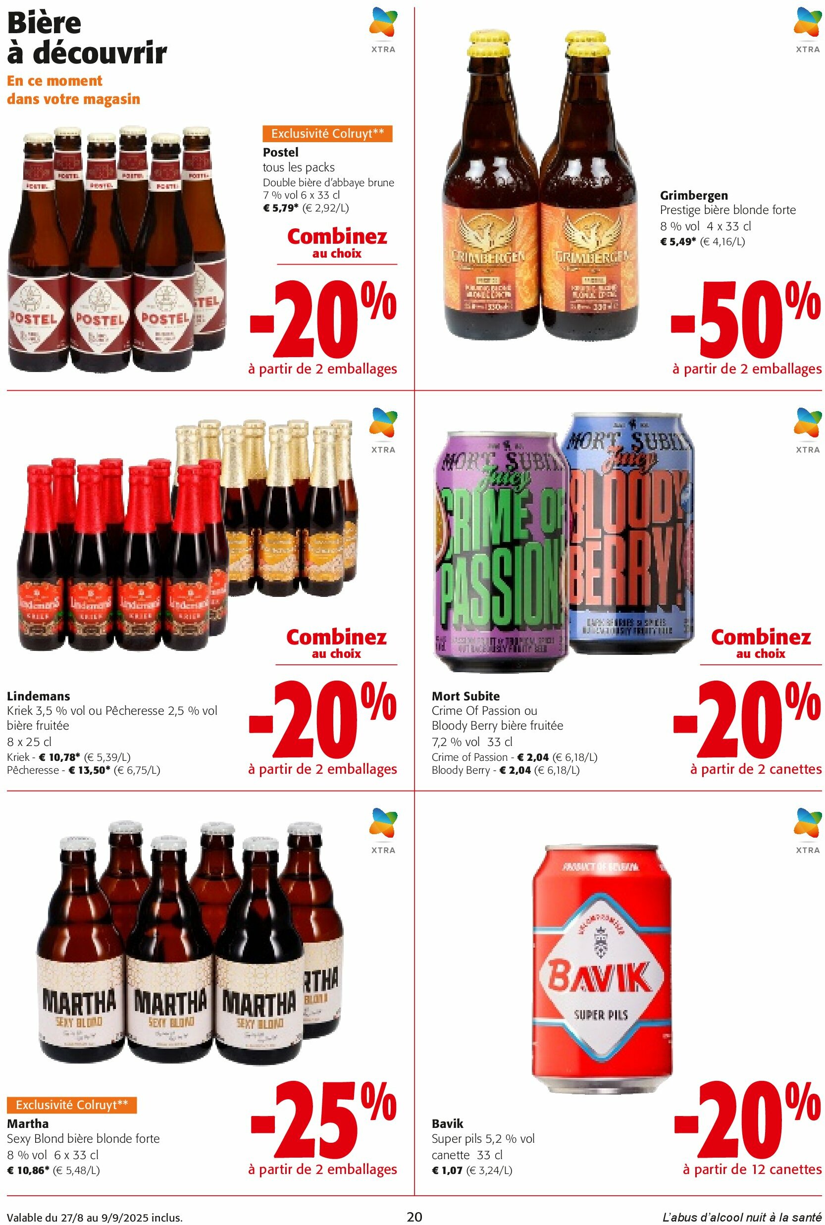 colruyt - Colruyt folder geldig vanaf 27/08 - 09/09 - page: 20