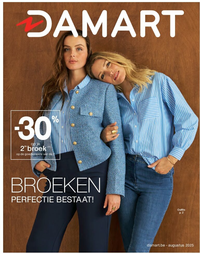 damart - Damart folder geldig vanaf 01/08 - 31/08 - page: 1