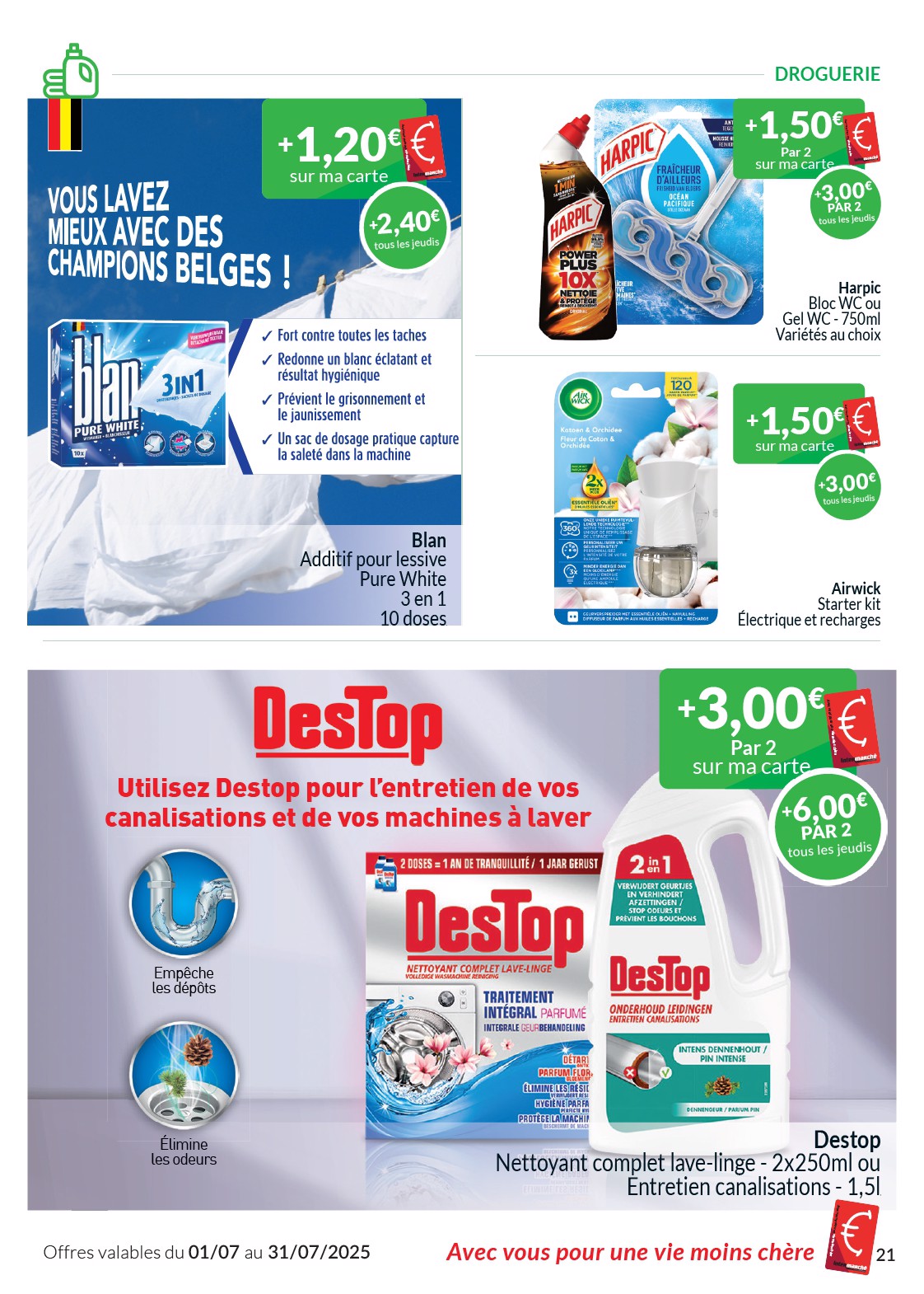 intermarche - Intermarché - Les offres de juillet folder geldig vanaf 01/07 - 31/07 - page: 21