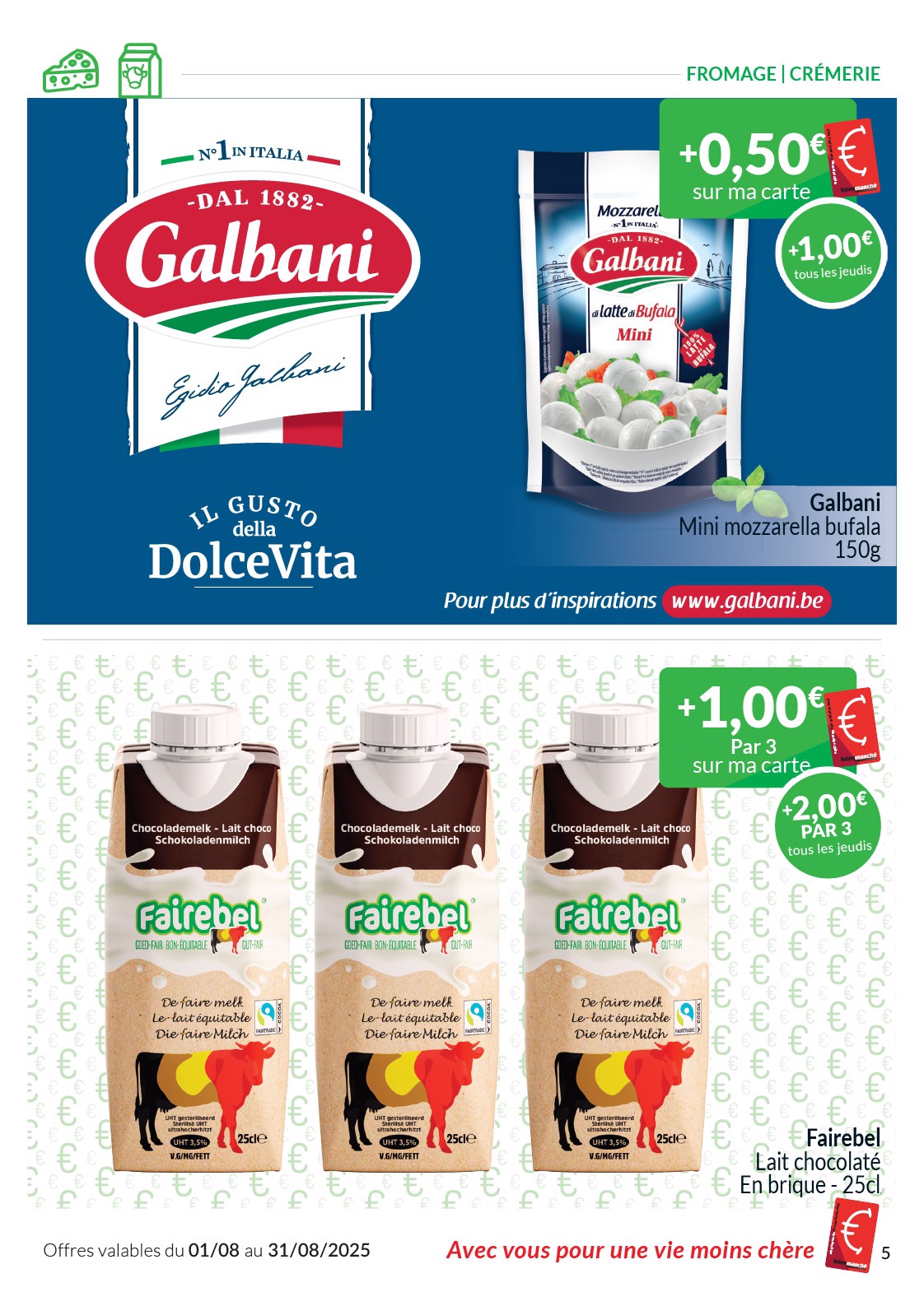 intermarche - Intermarché - Les offres d’août avec la carte Intermarché folder geldig vanaf 01/08 - 31/08 - page: 5
