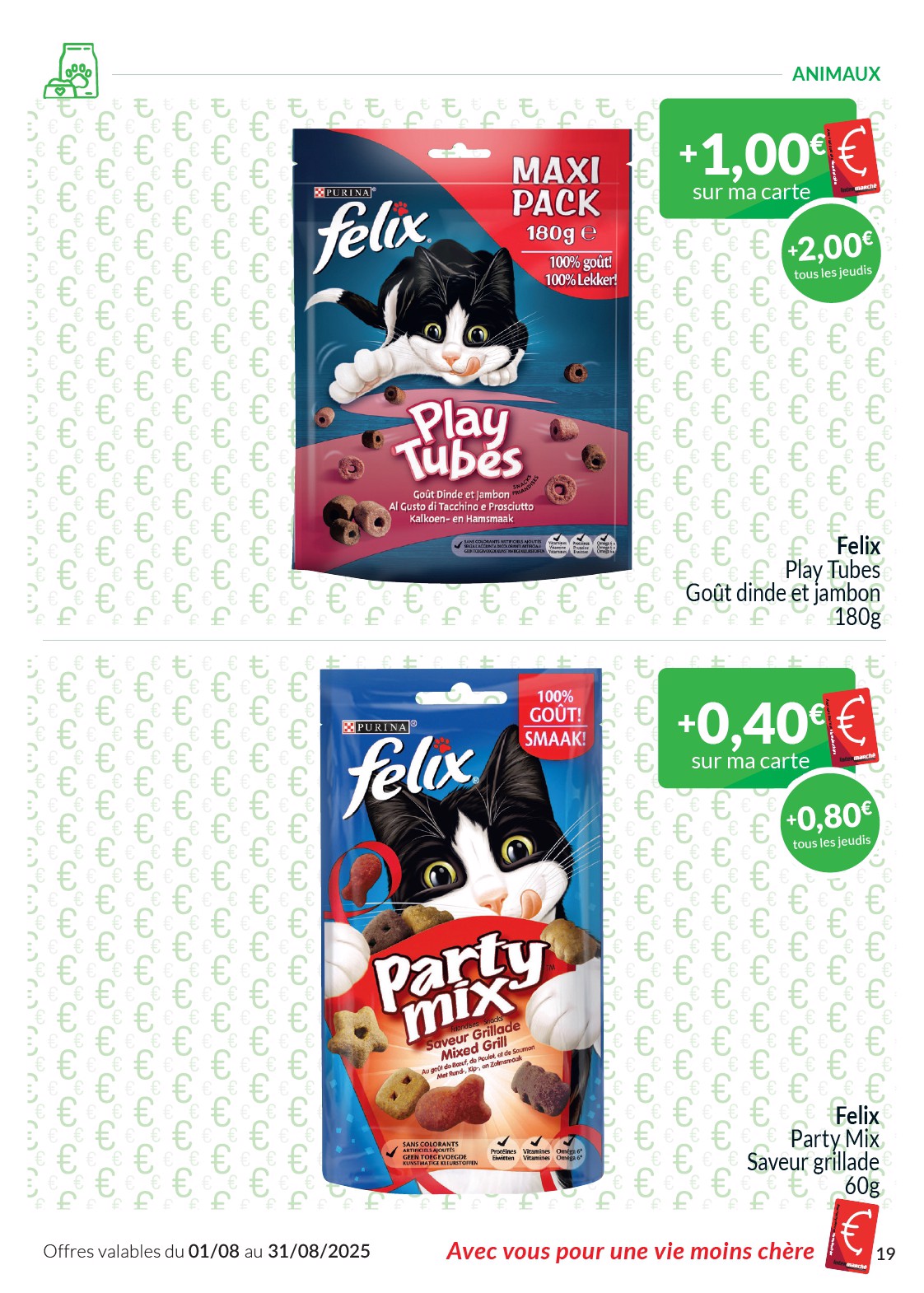 intermarche - Intermarché - Les offres d’août avec la carte Intermarché folder geldig vanaf 01/08 - 31/08 - page: 19