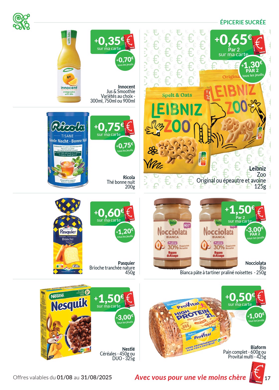 intermarche - Intermarché - Les offres d’août avec la carte Intermarché folder geldig vanaf 01/08 - 31/08 - page: 17