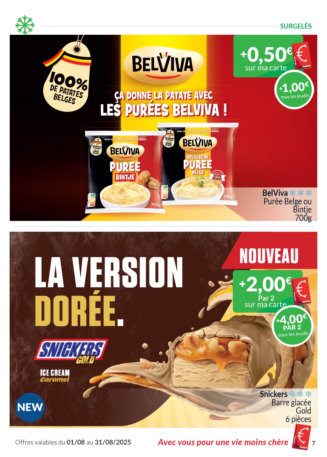 intermarche - Intermarché - Les offres d’août avec la carte Intermarché folder geldig vanaf 01/08 - 31/08 - page: 7