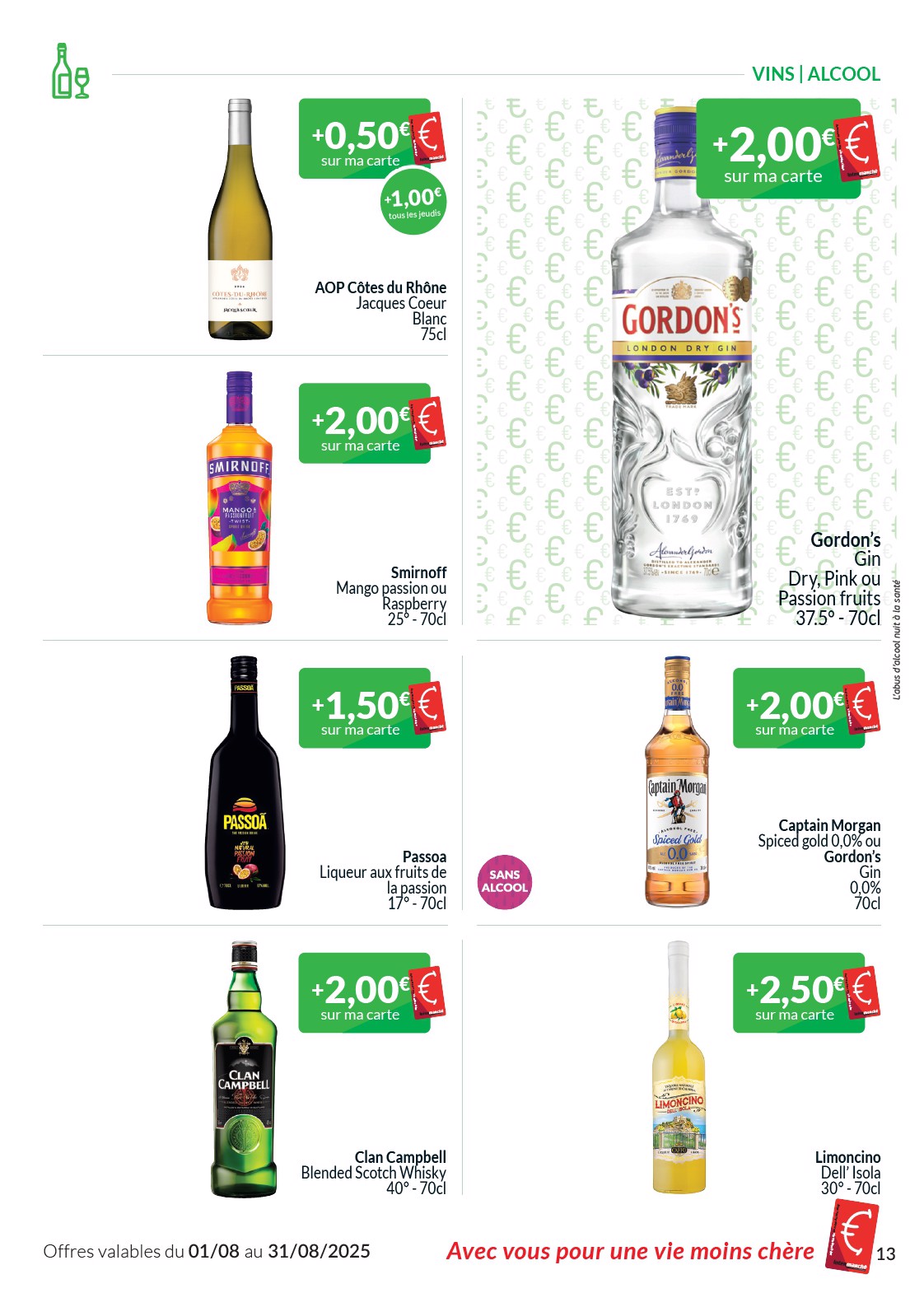 intermarche - Intermarché - Les offres d’août avec la carte Intermarché folder geldig vanaf 01/08 - 31/08 - page: 13