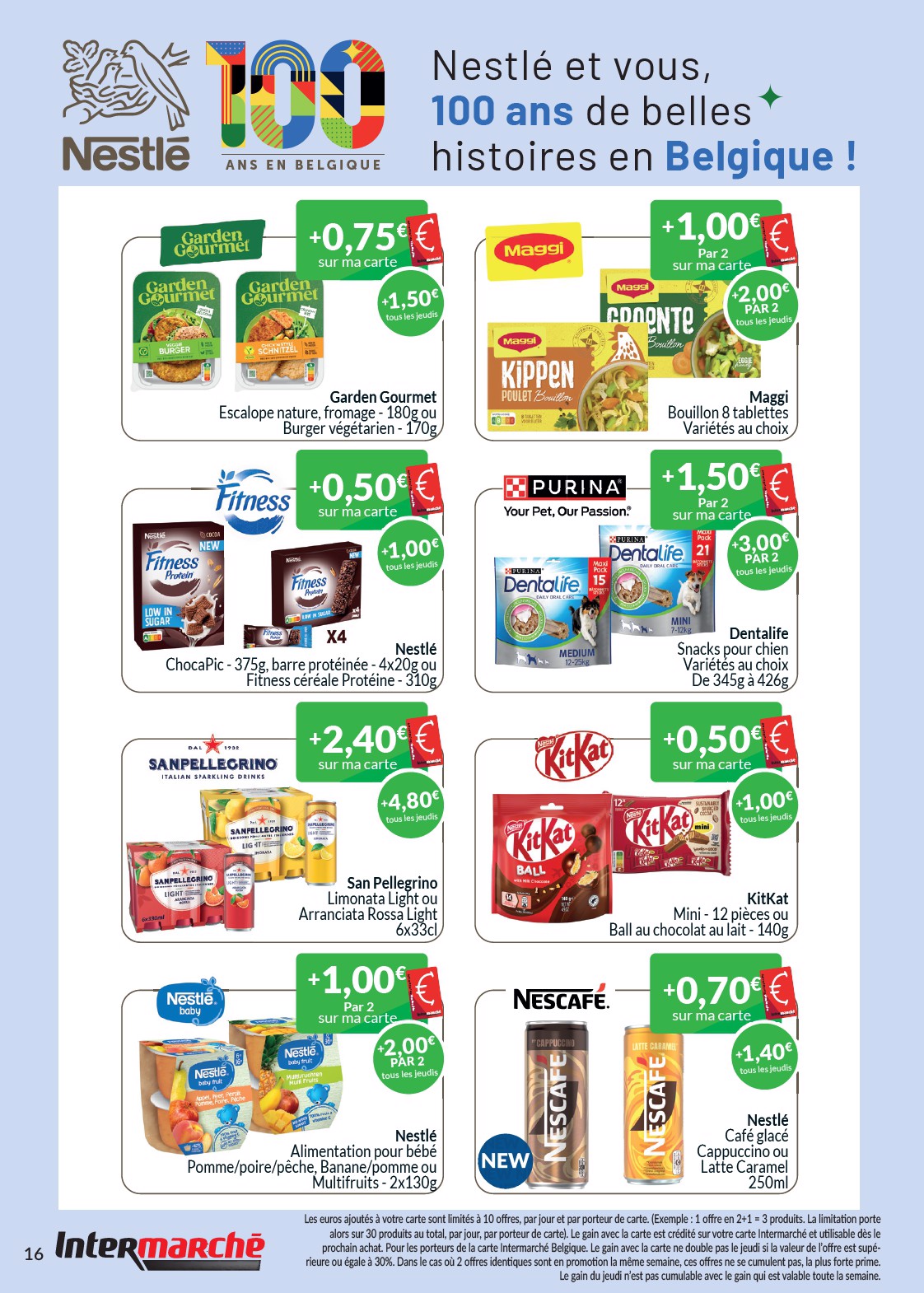 intermarche - Intermarché - Les offres d’août avec la carte Intermarché folder geldig vanaf 01/08 - 31/08 - page: 16