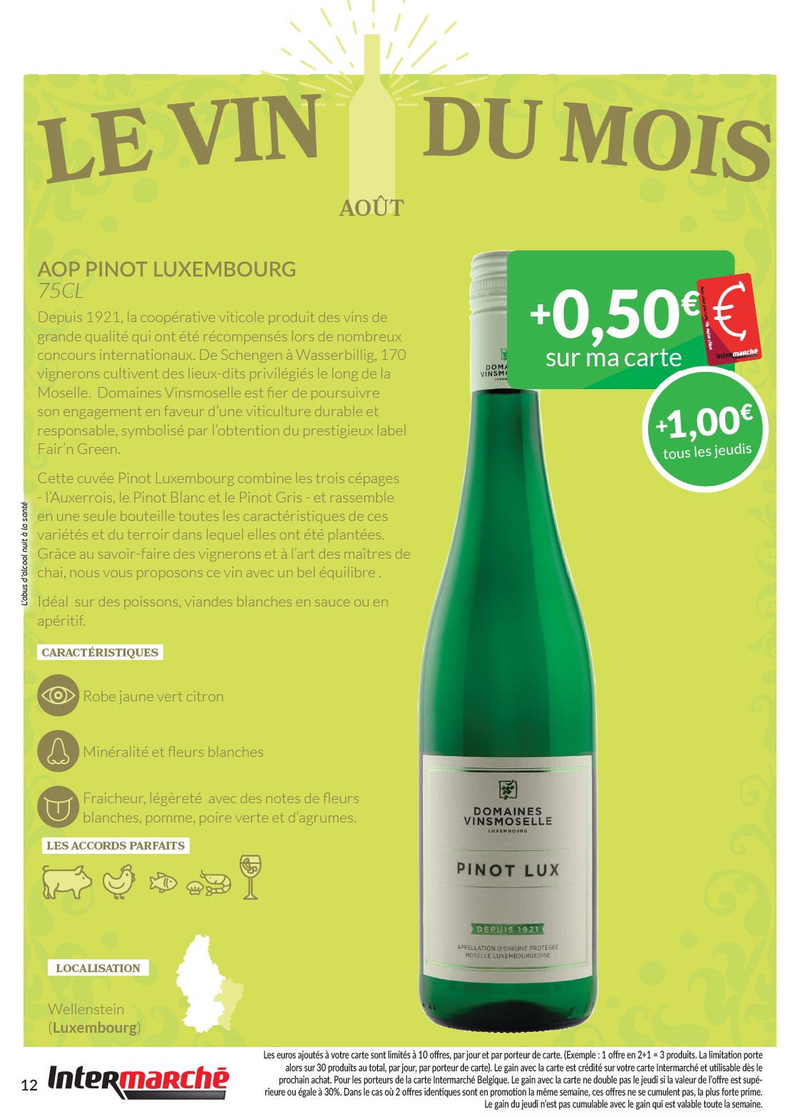 intermarche - Intermarché - Les offres d’août avec la carte Intermarché folder geldig vanaf 01/08 - 31/08 - page: 12