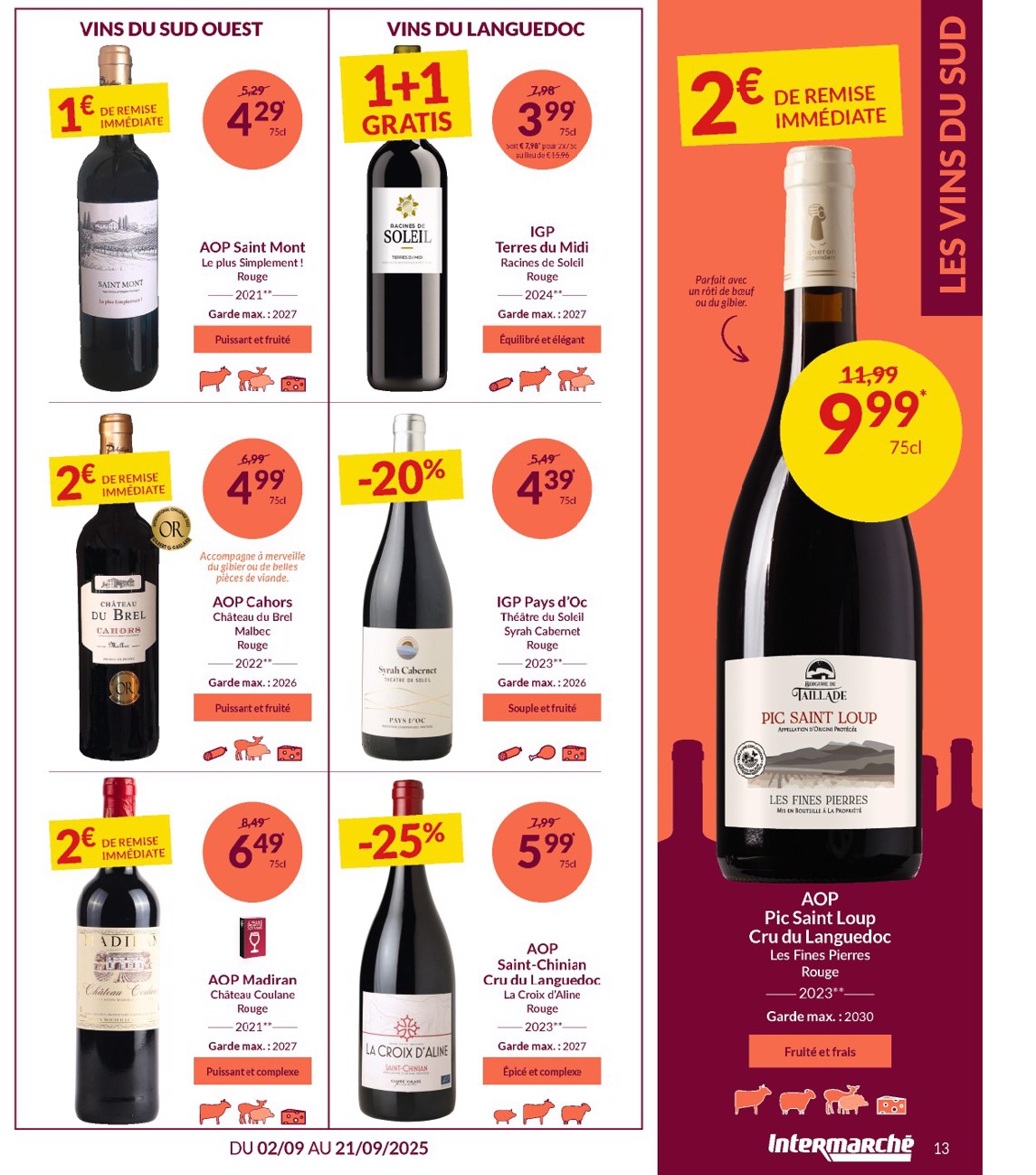 intermarche - Intermarché - Notre Foire aux Vins d’Automne folder geldig vanaf 02/09 - 21/09 - page: 13