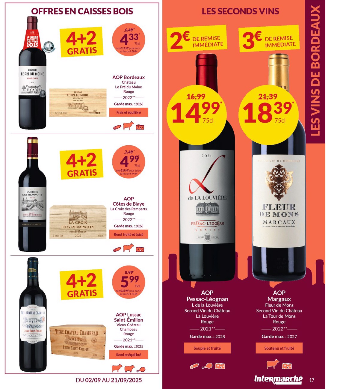 intermarche - Intermarché - Notre Foire aux Vins d’Automne folder geldig vanaf 02/09 - 21/09 - page: 17