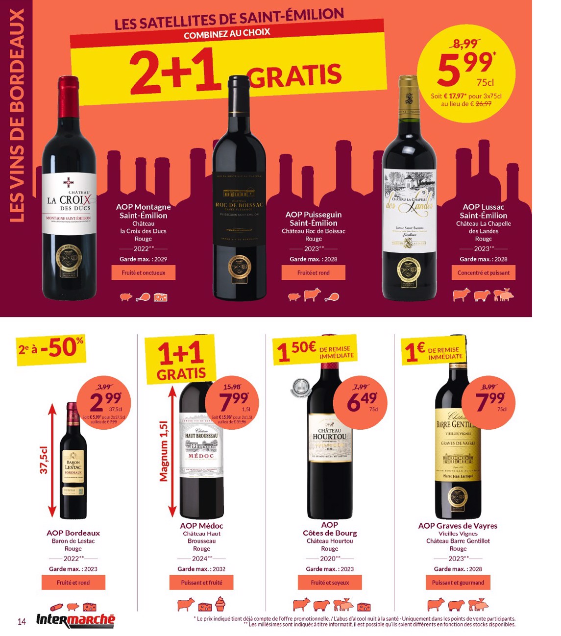 intermarche - Intermarché - Notre Foire aux Vins d’Automne folder geldig vanaf 02/09 - 21/09 - page: 14