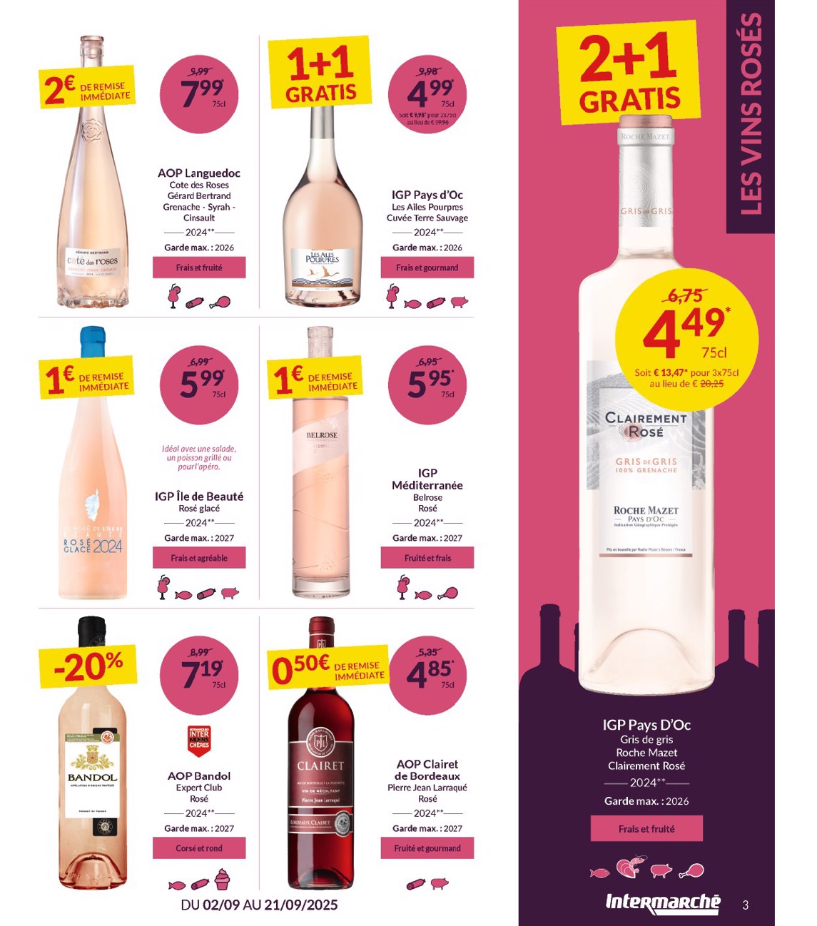 intermarche - Intermarché - Notre Foire aux Vins d’Automne folder geldig vanaf 02/09 - 21/09 - page: 3