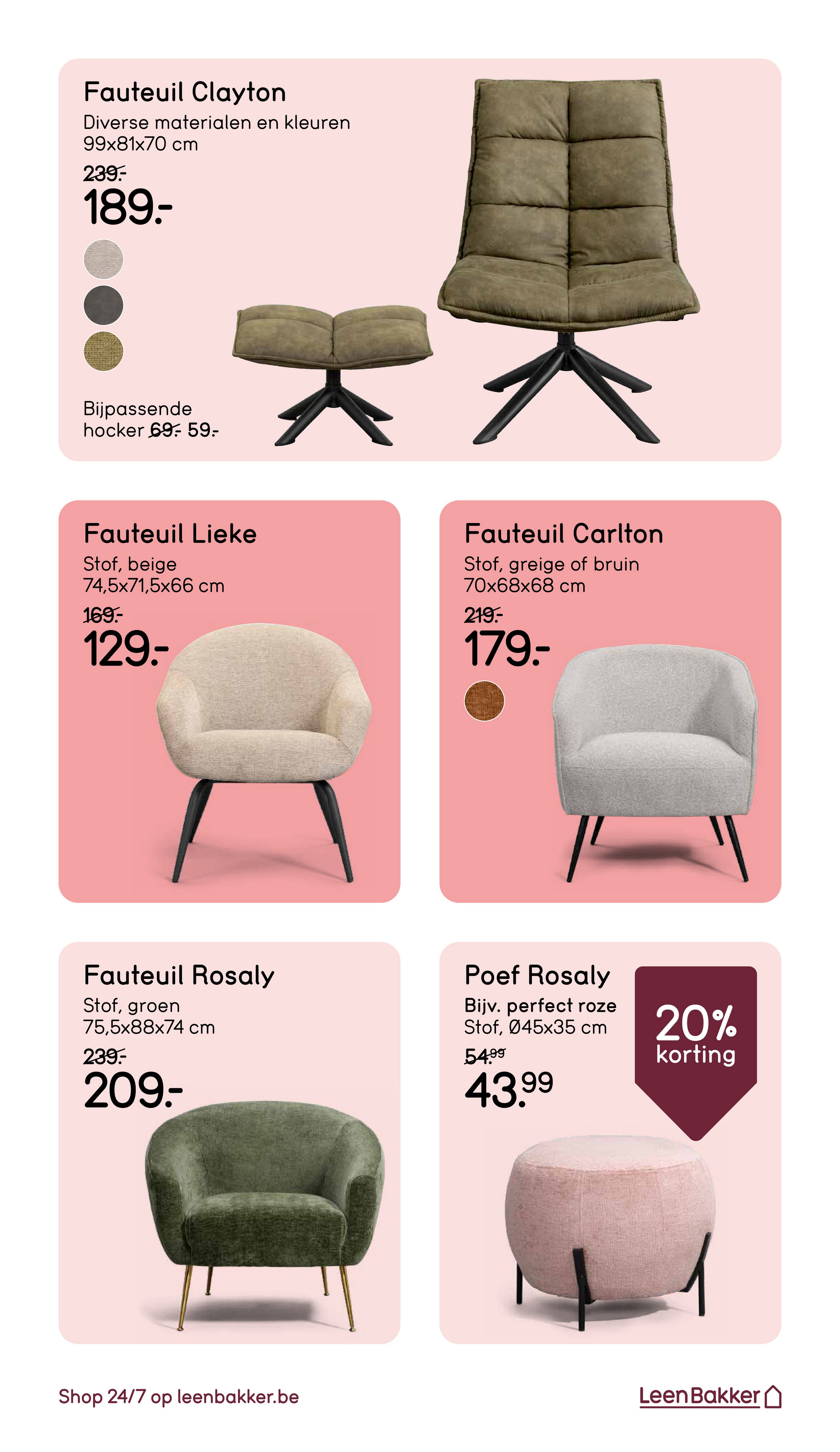 leen-bakker - Leen Bakker folder geldig vanaf 18/08 - 31/08 - page: 14