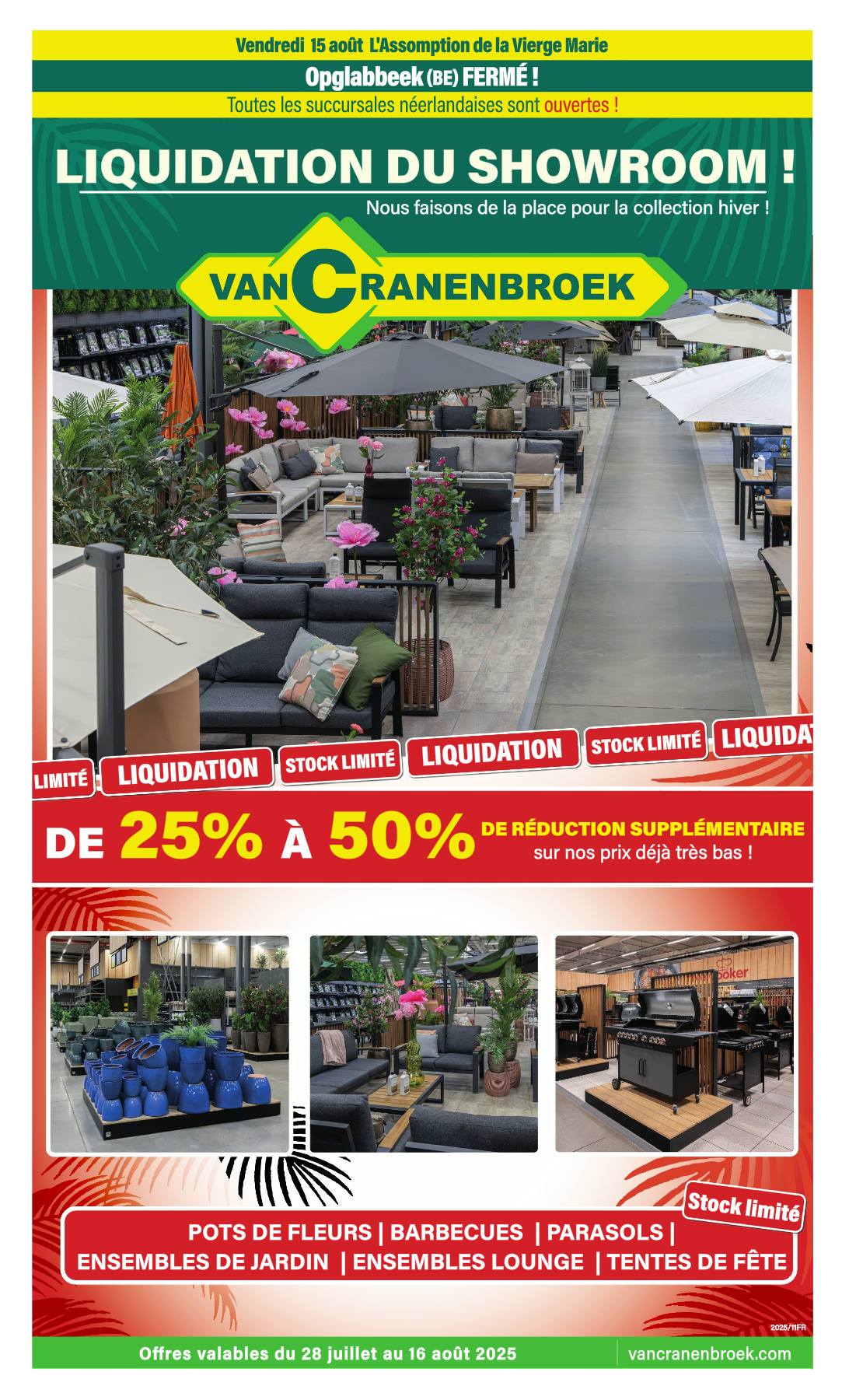 van-cranenbroek - Van Cranenbroek - Frans folder geldig vanaf 28/07 - 16/08