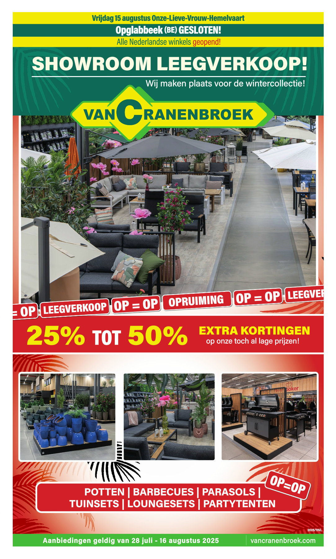 van-cranenbroek - Van Cranenbroek - Nederlands folder geldig vanaf 28/07 - 16/08