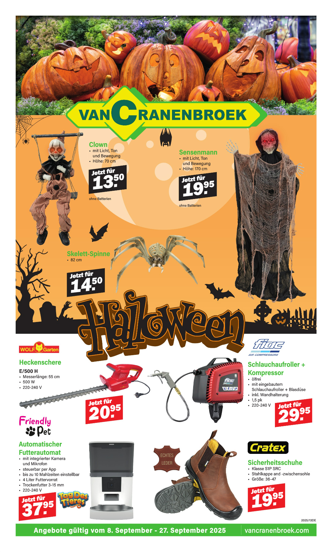 van-cranenbroek - Van Cranenbroek - Duits folder geldig vanaf 08/09 - 27/09 - page: 1