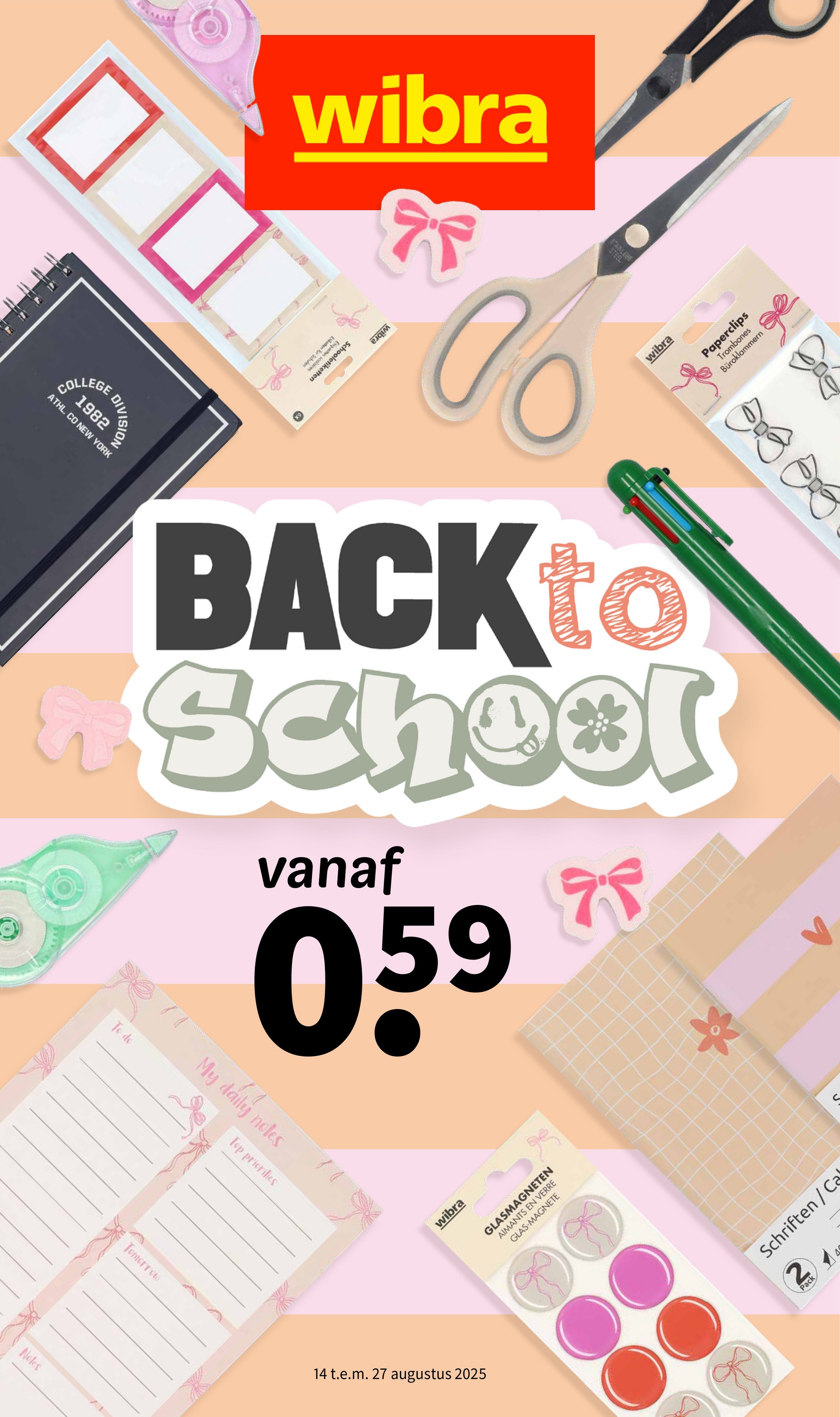 wibra - Wibra - Back to School folder geldig vanaf 14/08 - 27/08