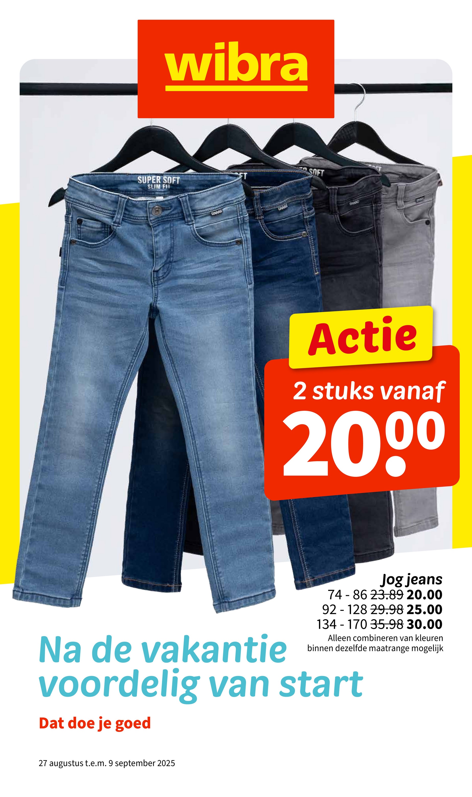 wibra - Wibra folder geldig vanaf 27/08 - 09/09 - page: 1