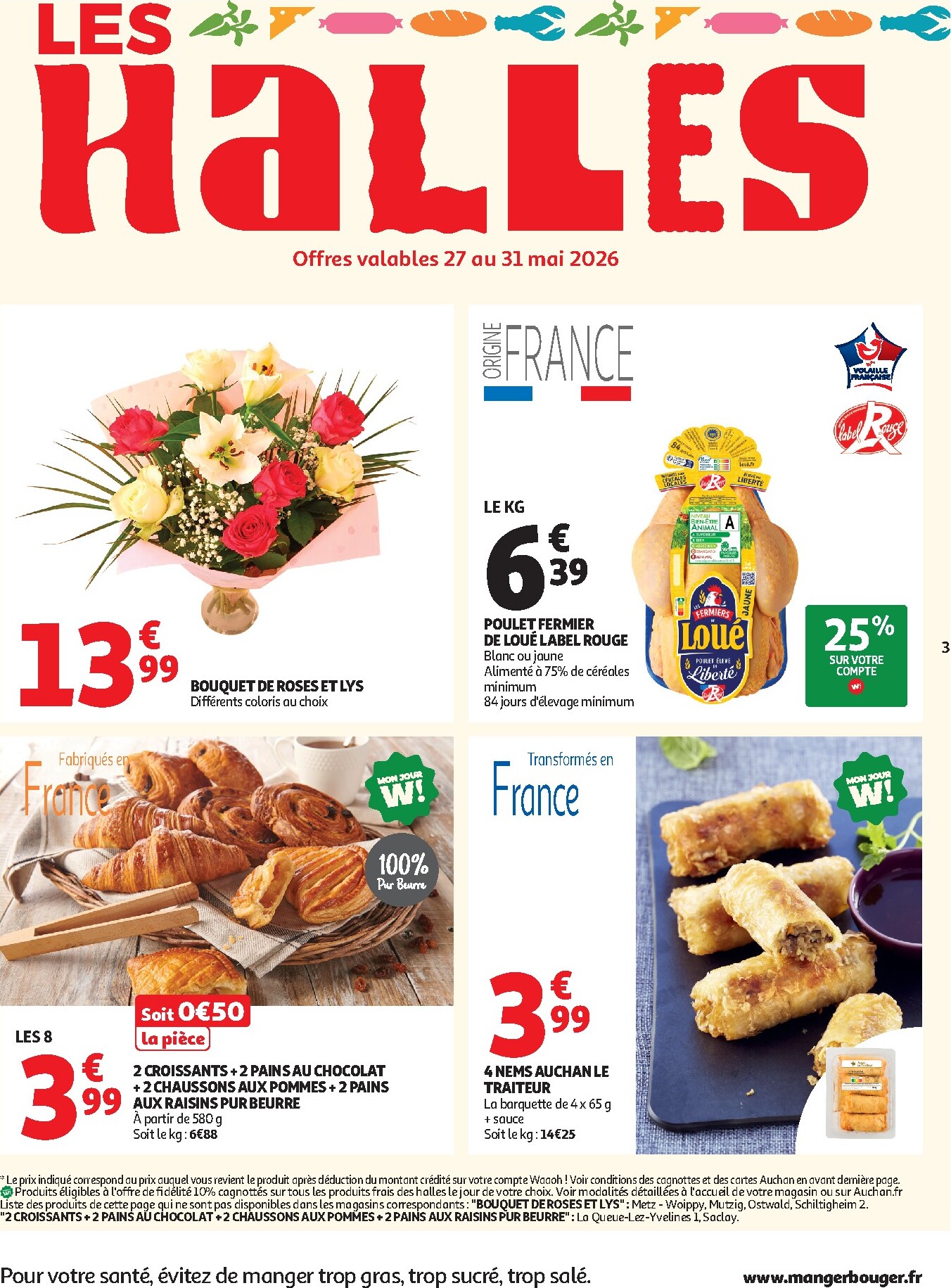 auchan - Toekomstige Auchan Supermarché - Promos XXL halles supers folder geldig van woensdag 27/05/2026 tot zaterdag 30/05/2026 - page: 3