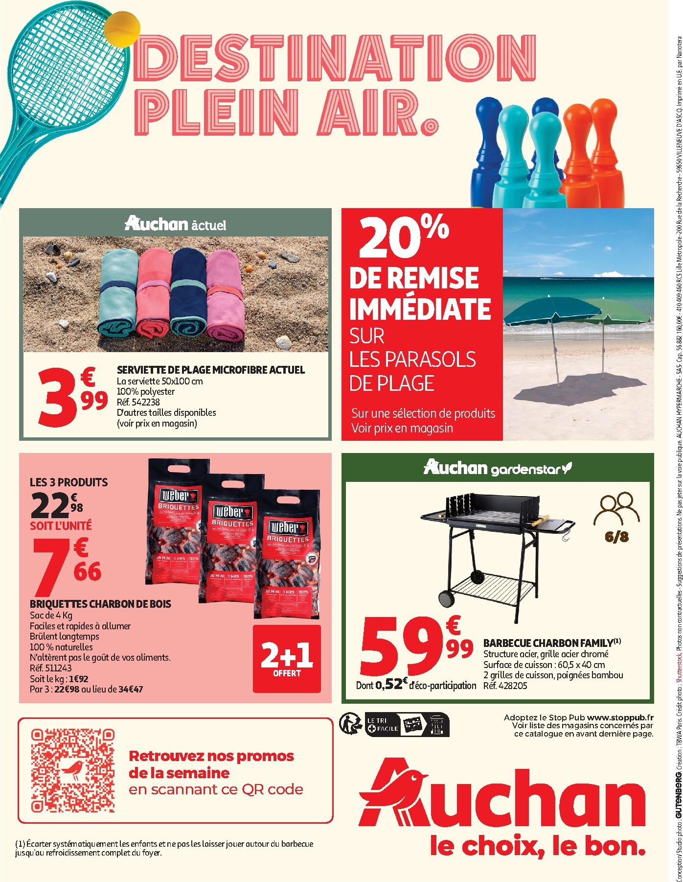 auchan - Toekomstige Auchan - Plein air jeux de jardin folder geldig van woensdag 27/05/2026 tot zondag 07/06/2026 - page: 20