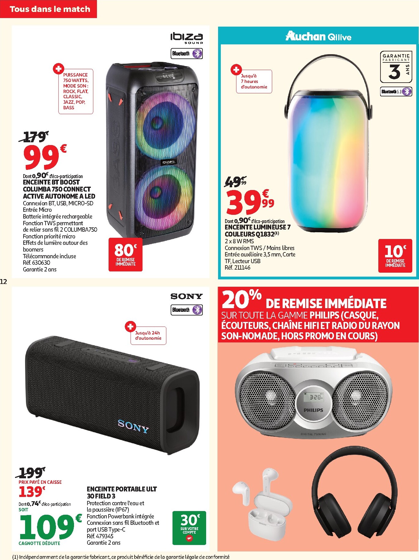 auchan - Toekomstige Auchan - Téléviseurs & high-tech folder geldig van dinsdag 26/05/2026 tot zondag 14/06/2026 - page: 12