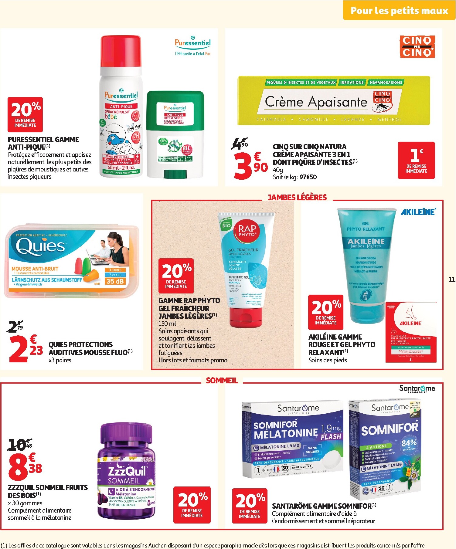 auchan - Auchan - Parapharmacie, beauté folder voor volgende week van dinsdag 02/06/2026 tot woensdag 24/06/2026 - page: 11