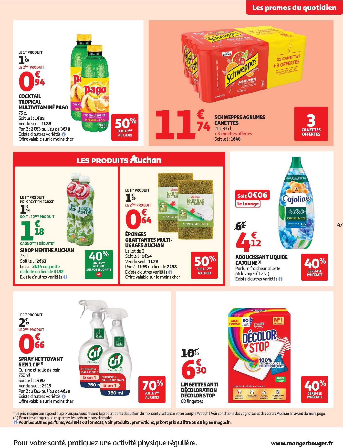 auchan - Toekomstige Auchan - Beauté, Halles hypers folder geldig van dinsdag 16/06/2026 tot zondag 28/06/2026 - page: 47