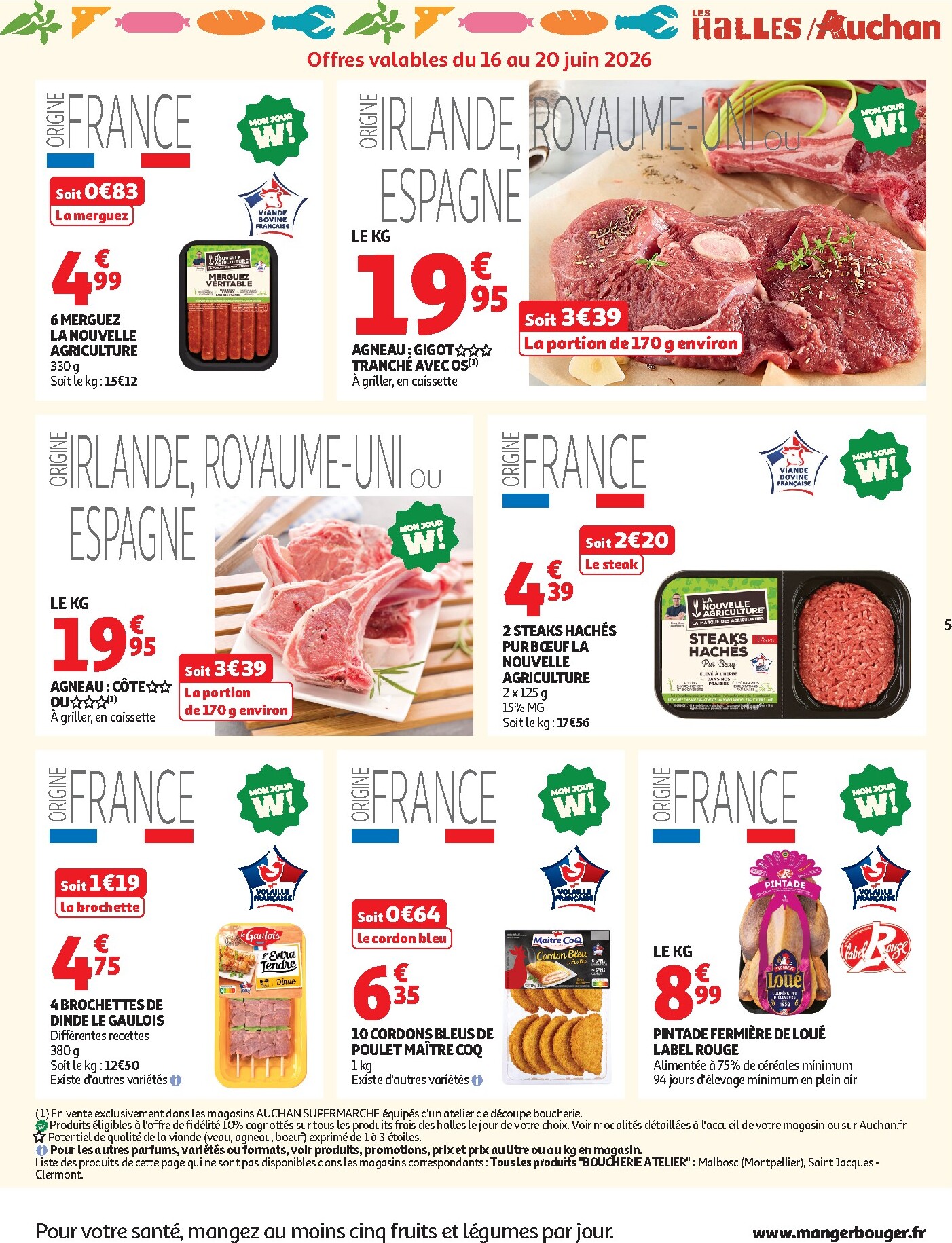 auchan - Toekomstige Auchan Supermarché - Beauté, Halles, supers folder geldig van dinsdag 16/06/2026 tot zaterdag 27/06/2026 - page: 5