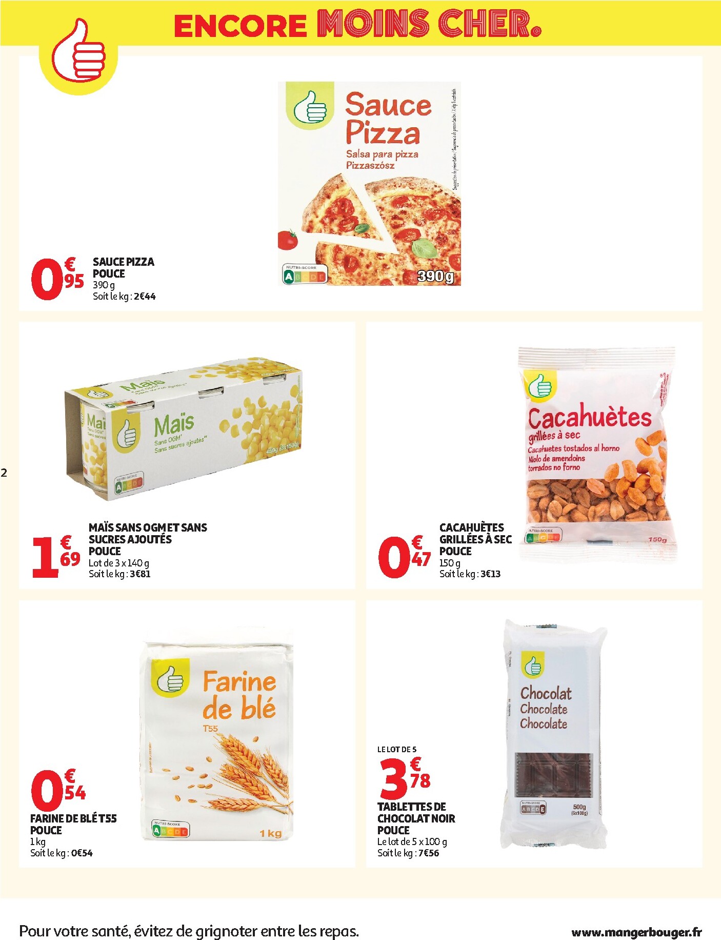 auchan - Toekomstige Auchan - Petits prix marque Pouce folder geldig van dinsdag 16/06/2026 tot zondag 28/06/2026 - page: 2