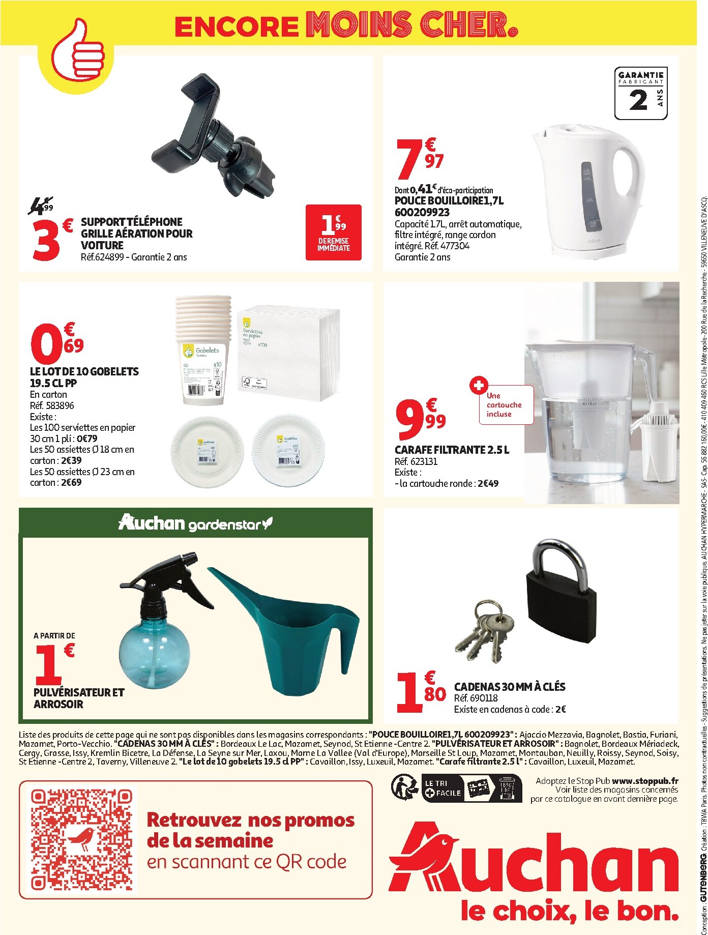 auchan - Toekomstige Auchan - Petits prix marque Pouce folder geldig van dinsdag 16/06/2026 tot zondag 28/06/2026 - page: 6