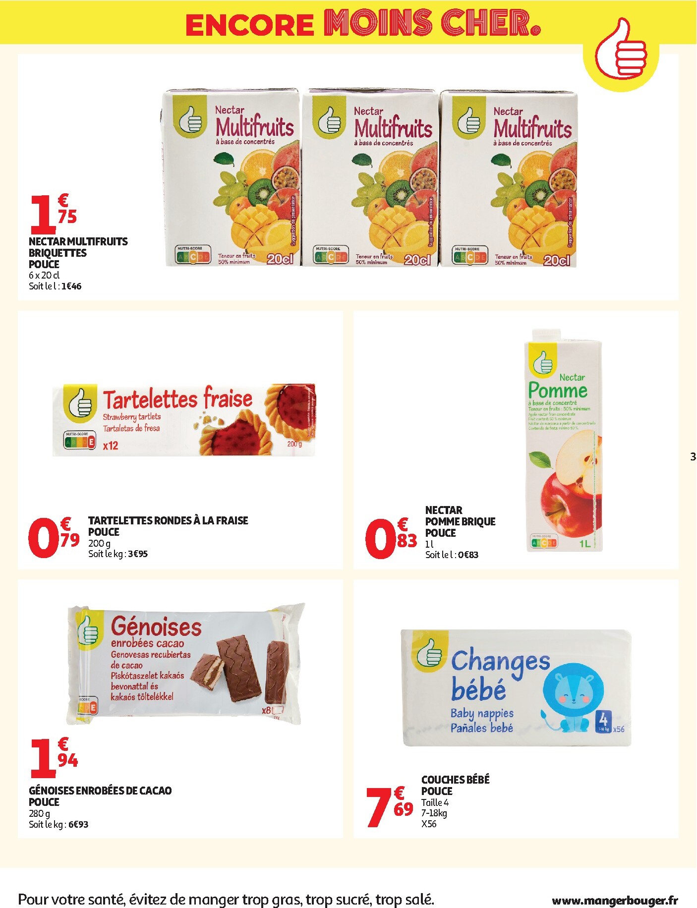 auchan - Toekomstige Auchan - Petits prix marque Pouce folder geldig van dinsdag 16/06/2026 tot zondag 28/06/2026 - page: 3