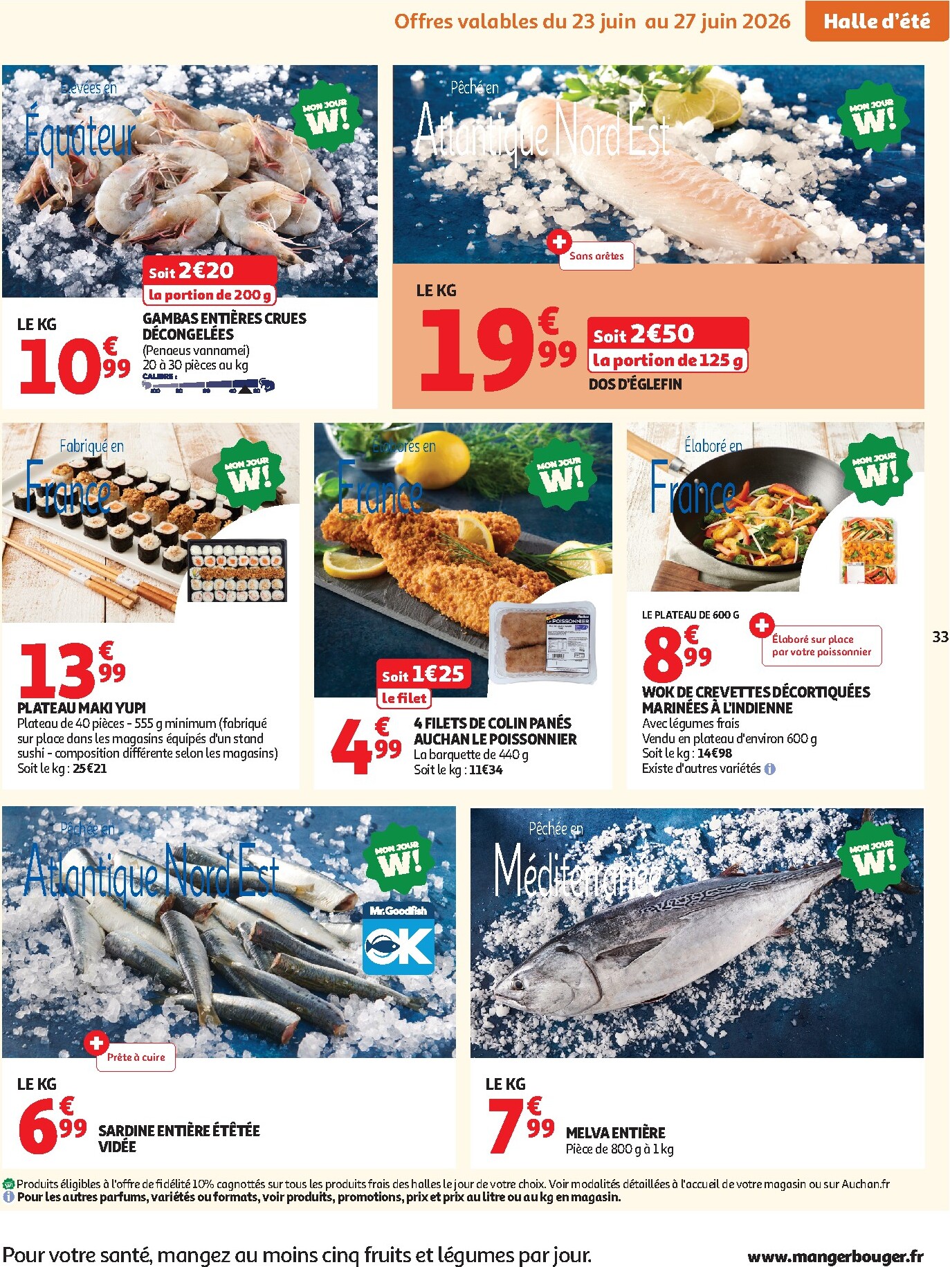 auchan - Auchan folder voor volgende week van dinsdag 23/06/2026 tot zondag 05/07/2026 - page: 33