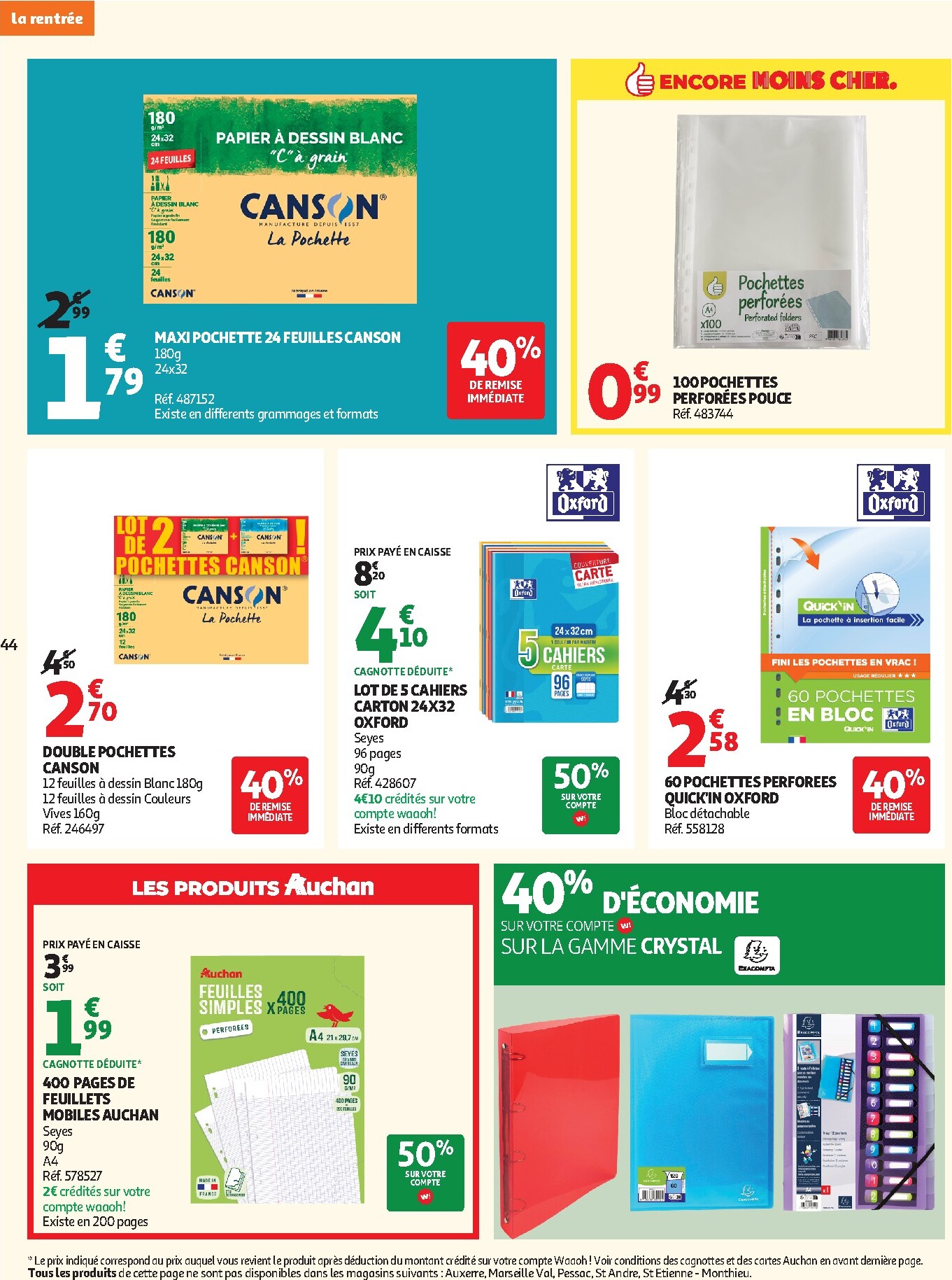 auchan - Toekomstige Auchan - Petit déj & goûter folder geldig van woensdag 15/07/2026 tot zondag 26/07/2026 - page: 46