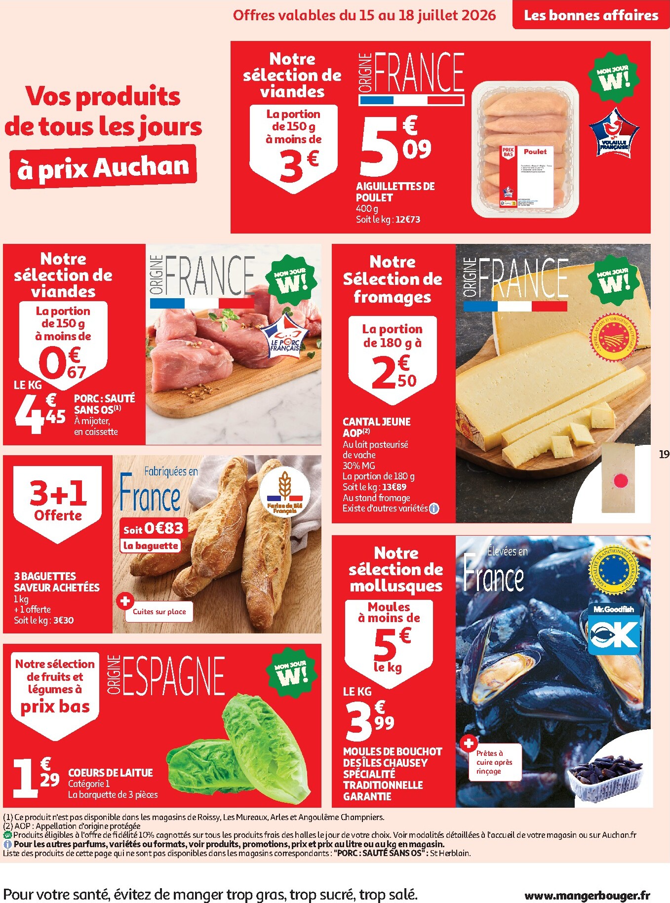 auchan - Toekomstige Auchan - Petit déj & goûter folder geldig van woensdag 15/07/2026 tot zondag 26/07/2026 - page: 19