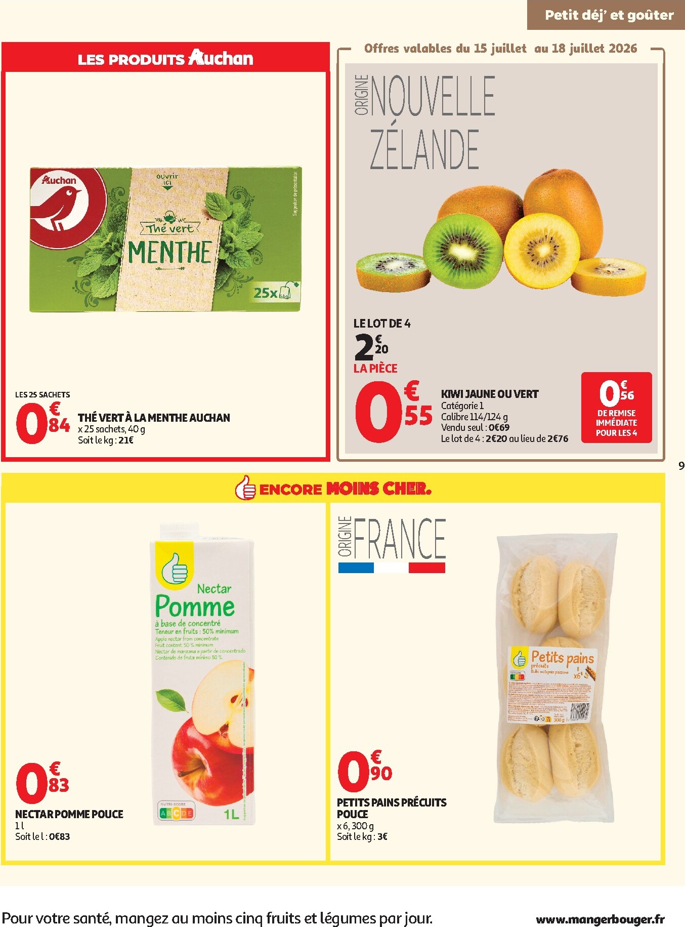 auchan - Toekomstige Auchan - Petit déj & goûter folder geldig van woensdag 15/07/2026 tot zondag 26/07/2026 - page: 9