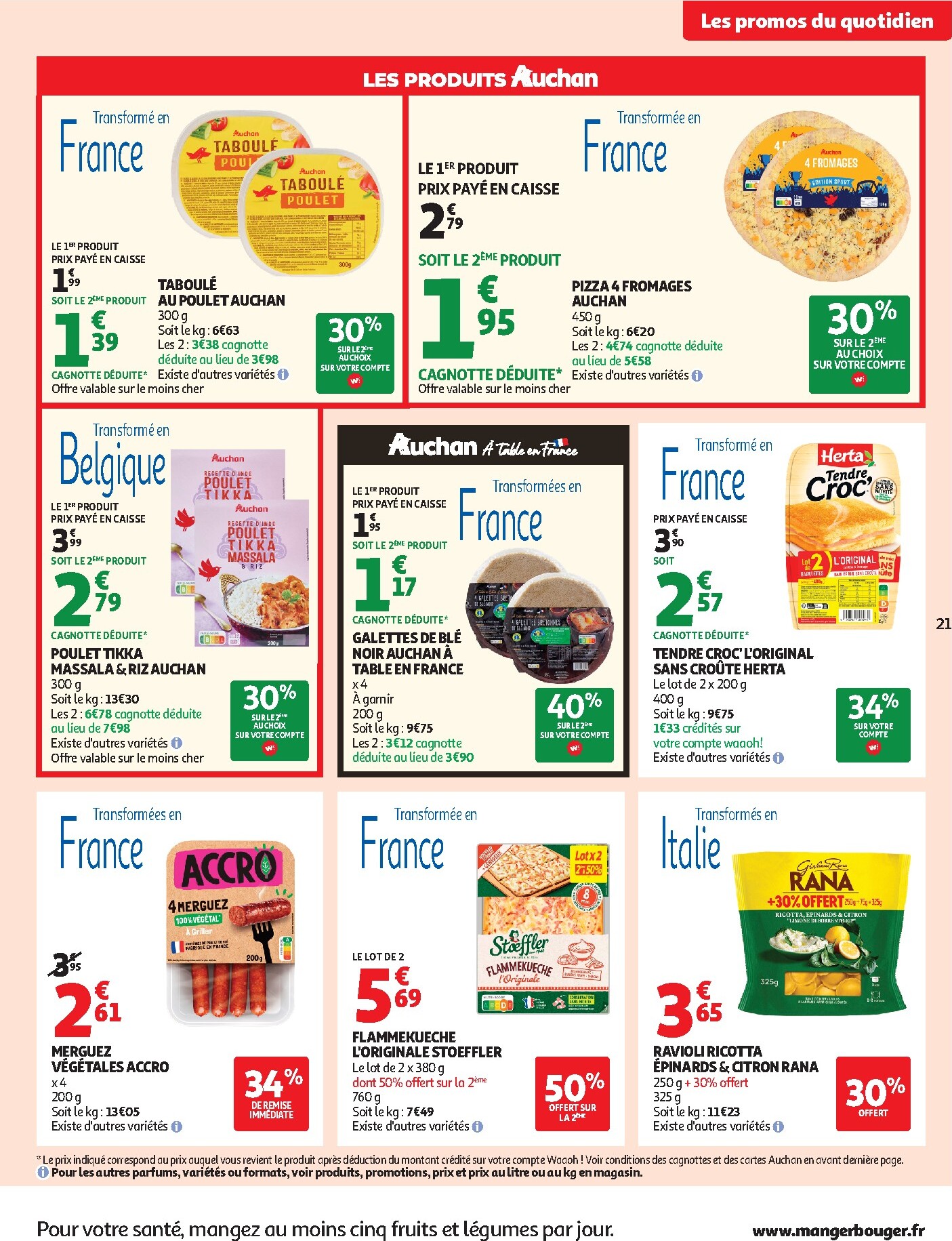 auchan - Toekomstige Auchan - Petit déj & goûter folder geldig van woensdag 15/07/2026 tot zondag 26/07/2026 - page: 21