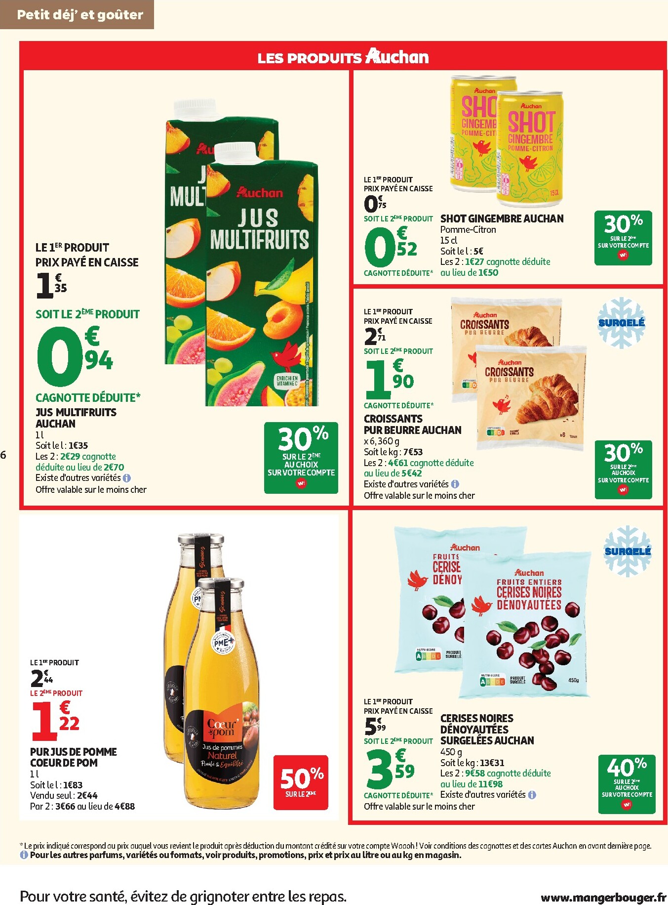 auchan - Toekomstige Auchan - Petit déj & goûter folder geldig van woensdag 15/07/2026 tot zondag 26/07/2026 - page: 6