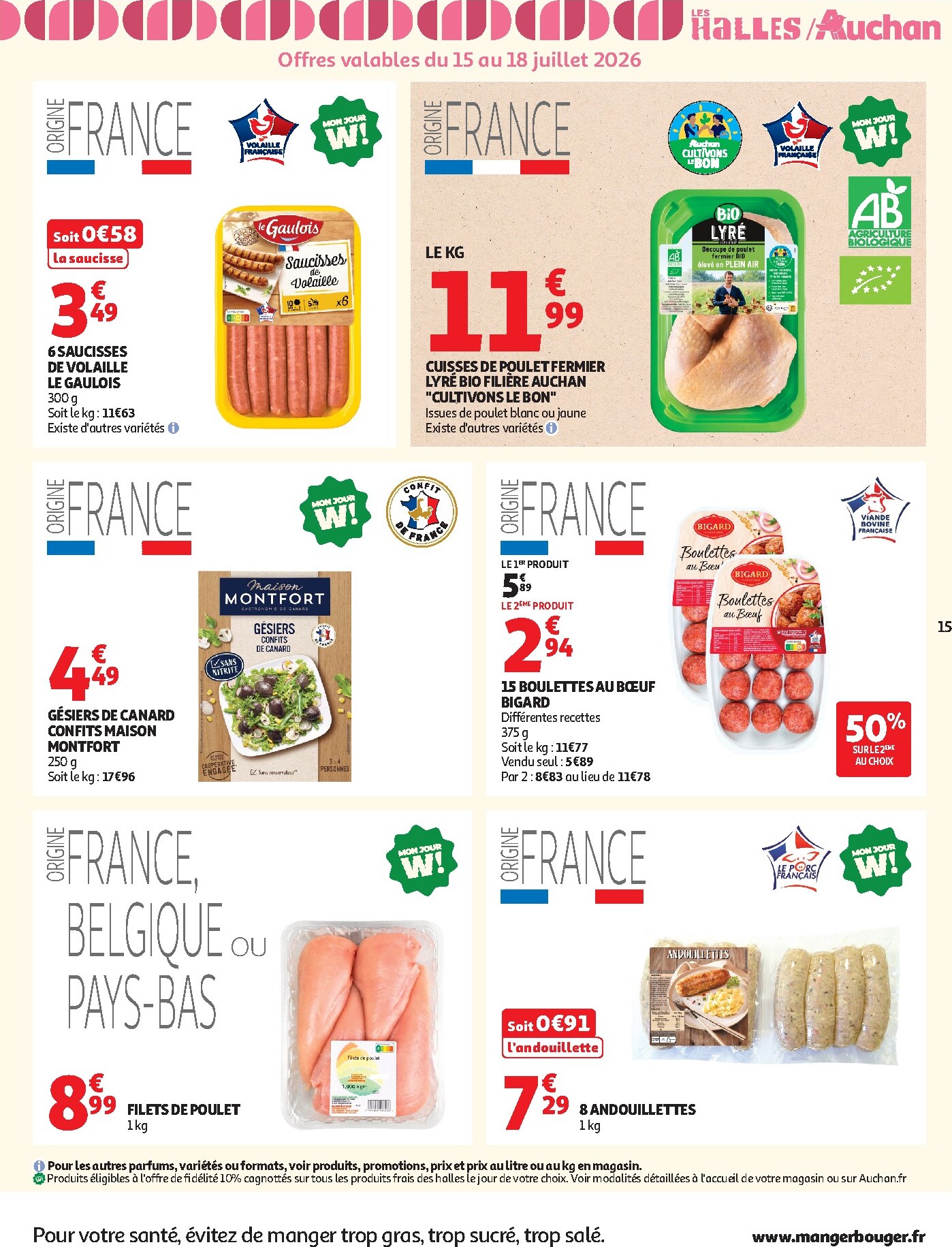 auchan - Toekomstige Auchan - Petit déj & goûter folder geldig van woensdag 15/07/2026 tot zondag 26/07/2026 - page: 15