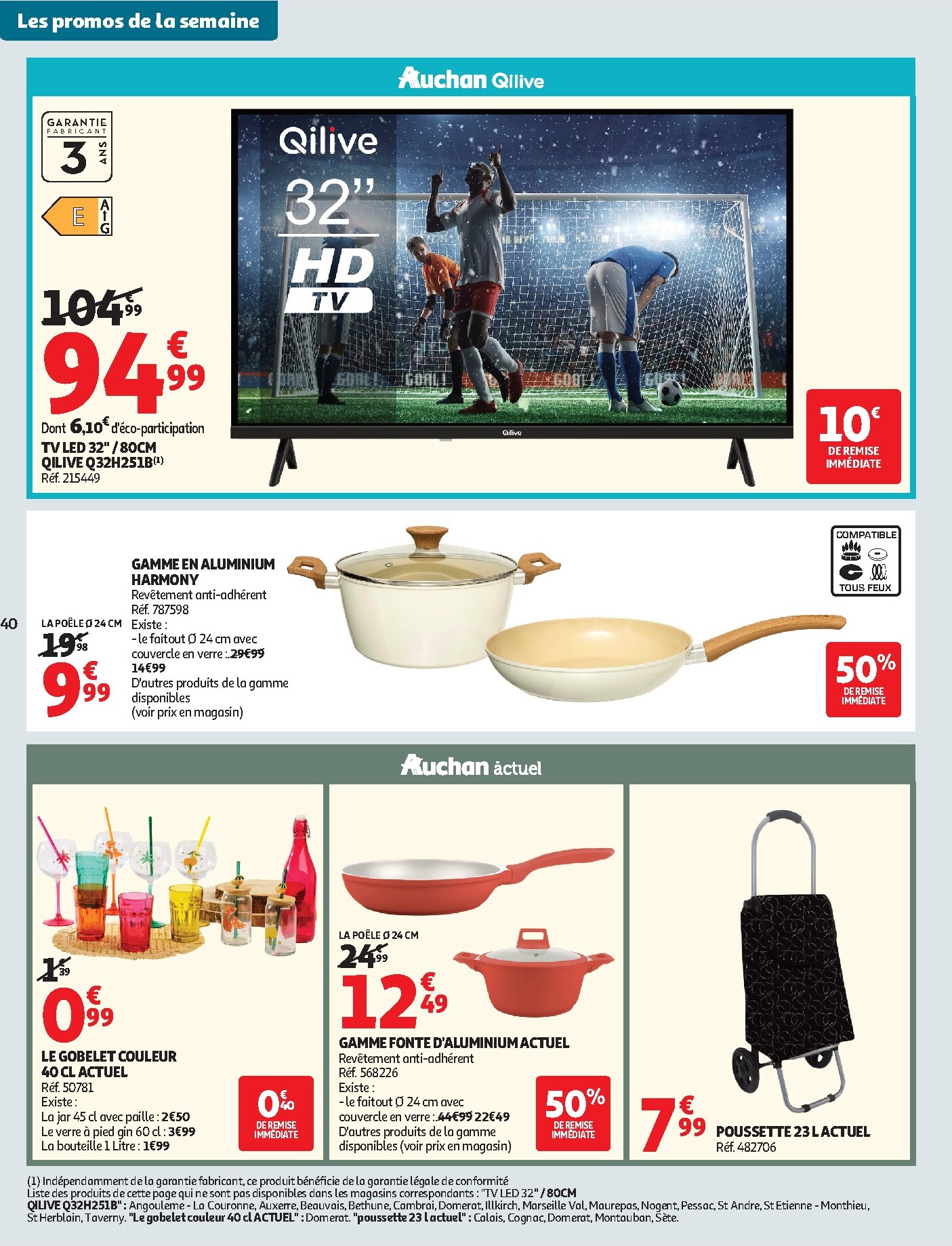 auchan - Toekomstige Auchan - Petit déj & goûter folder geldig van woensdag 15/07/2026 tot zondag 26/07/2026 - page: 40