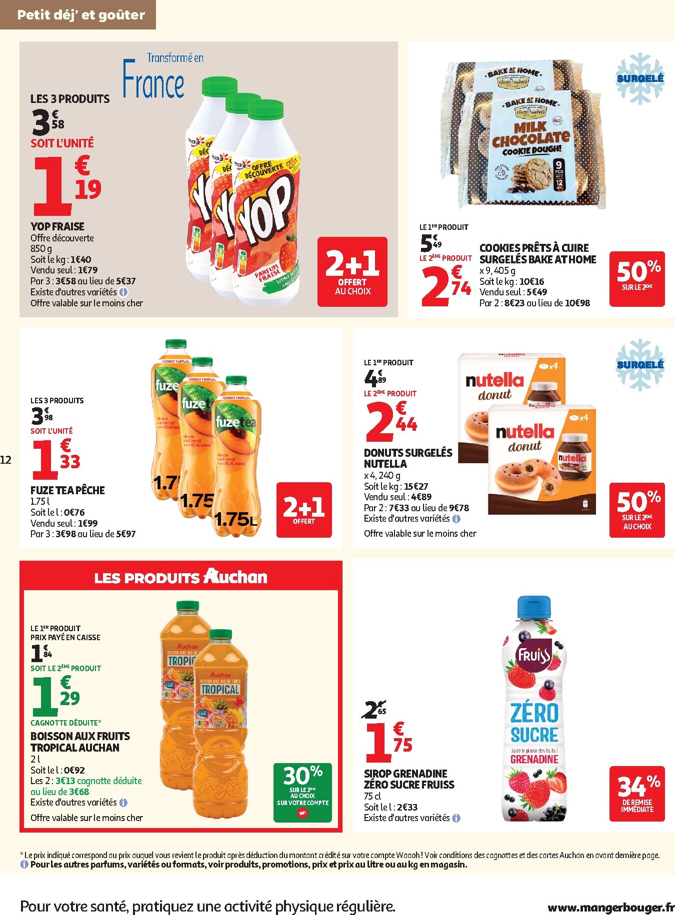 auchan - Toekomstige Auchan - Petit déj & goûter folder geldig van woensdag 15/07/2026 tot zondag 26/07/2026 - page: 12