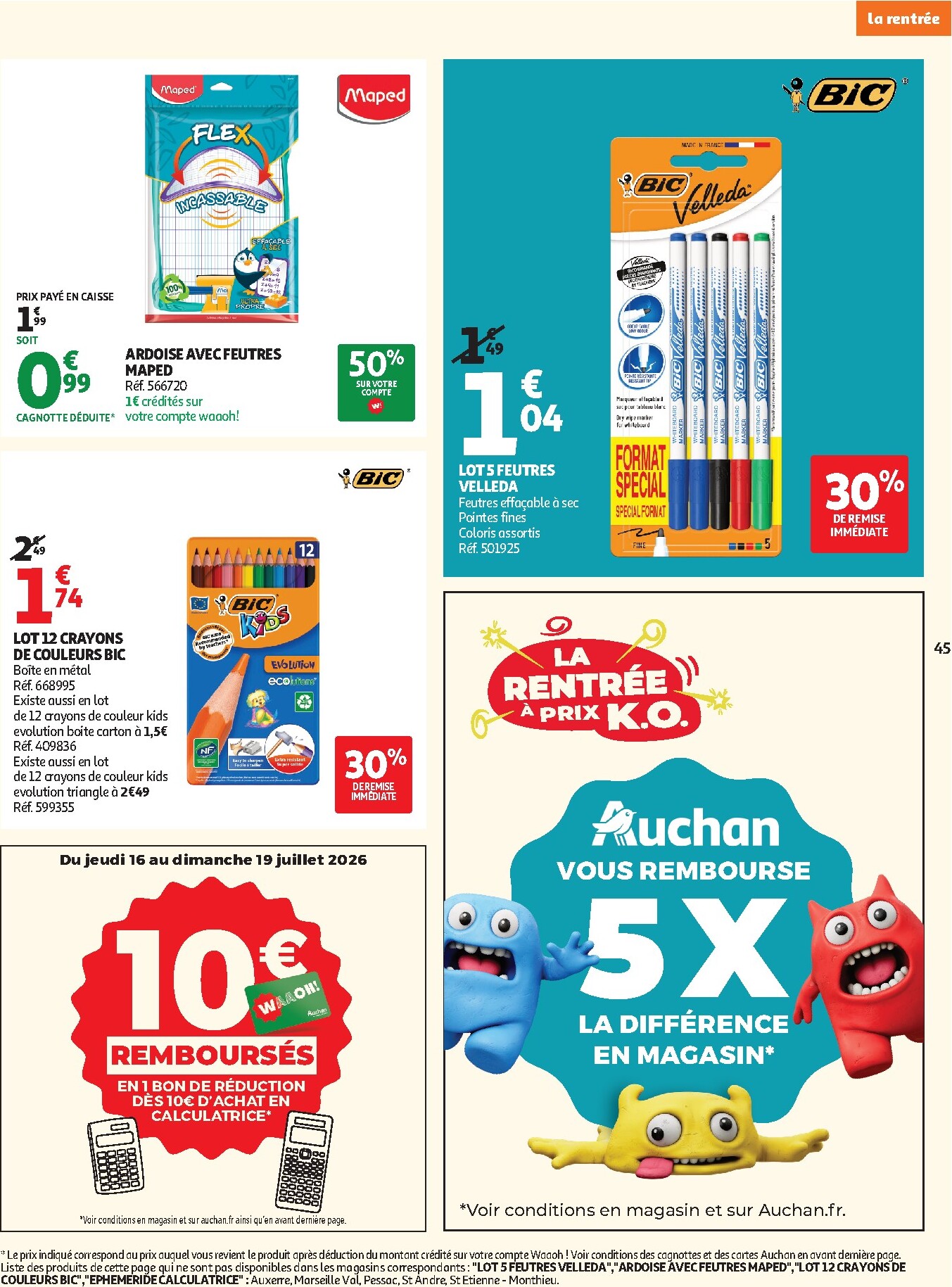 auchan - Toekomstige Auchan - Petit déj & goûter folder geldig van woensdag 15/07/2026 tot zondag 26/07/2026 - page: 47