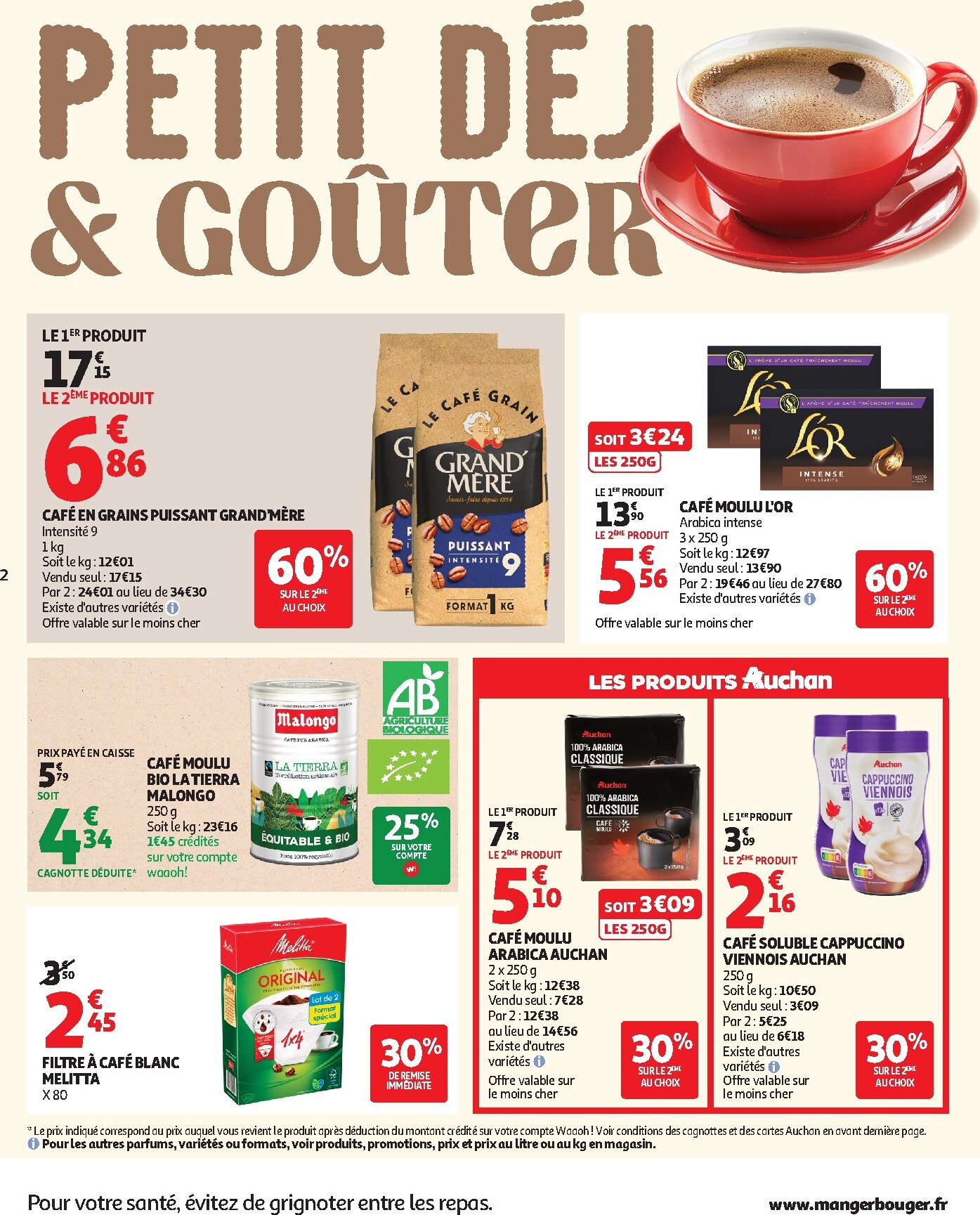 auchan - Toekomstige Auchan - Petit déj & goûter folder geldig van woensdag 15/07/2026 tot zondag 26/07/2026 - page: 2