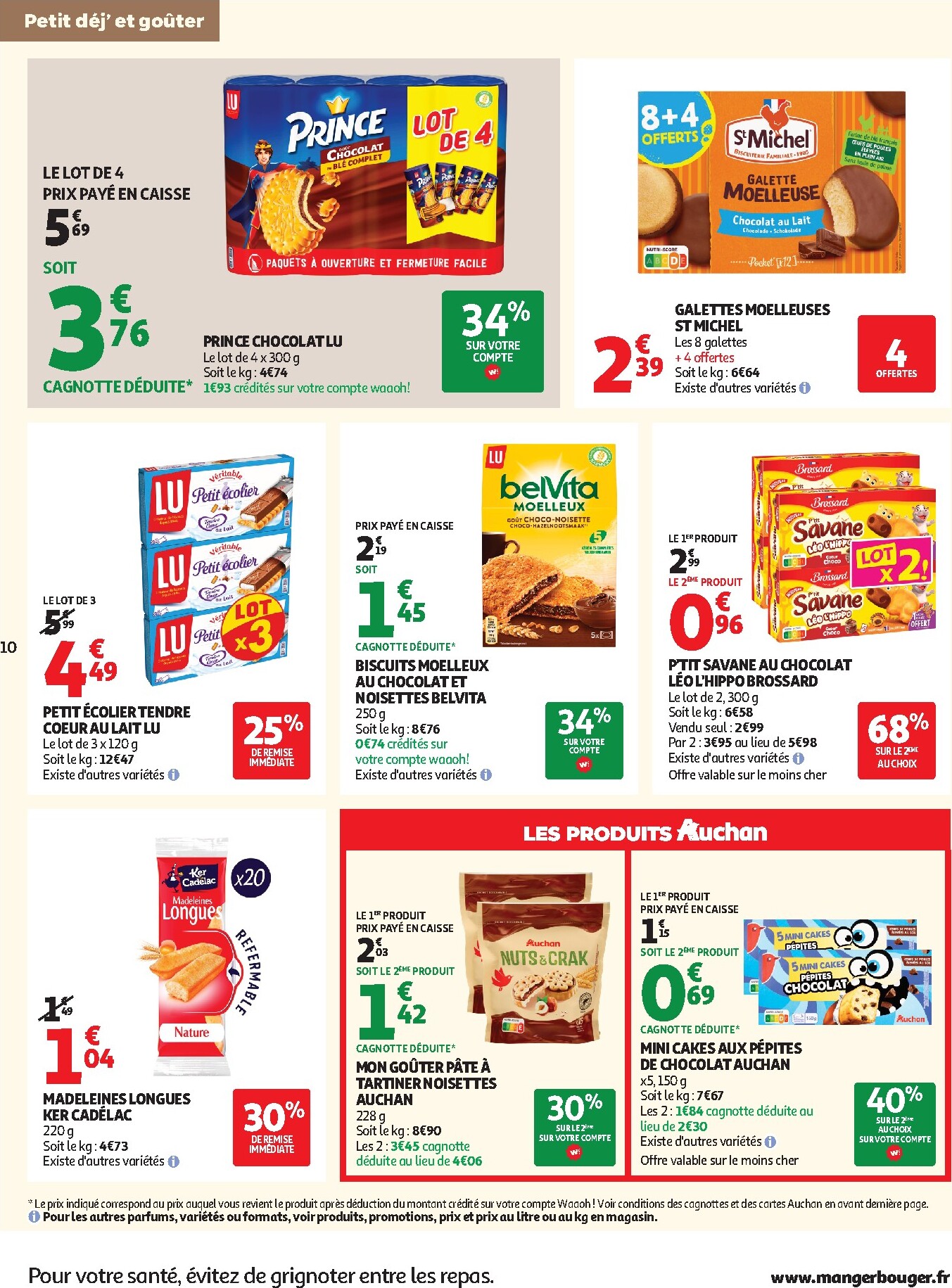 auchan - Toekomstige Auchan - Petit déj & goûter folder geldig van woensdag 15/07/2026 tot zondag 26/07/2026 - page: 10