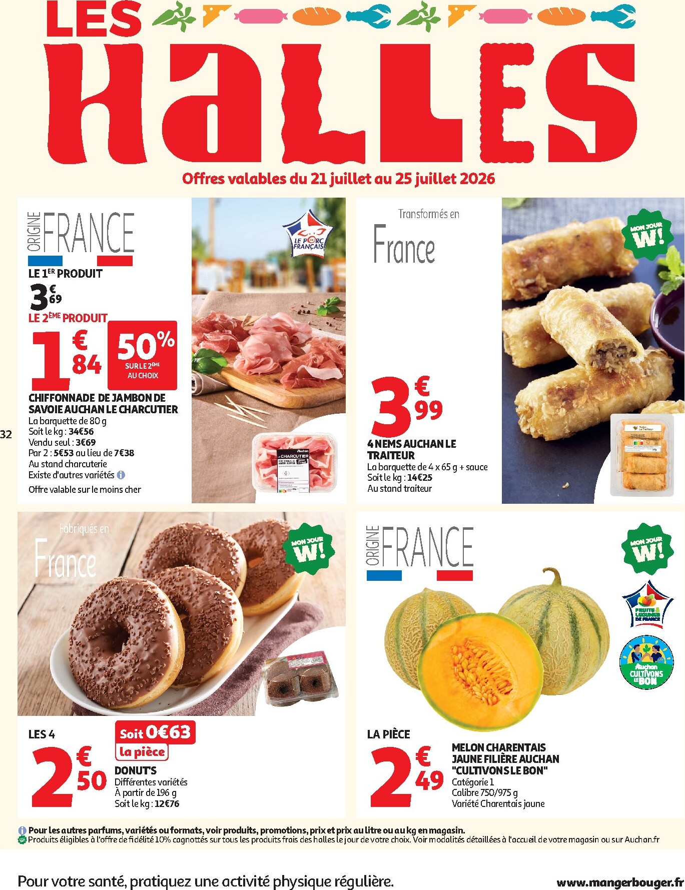 auchan - Auchan - Promos XXL, rentrée - Hypermarché folder voor volgende week van dinsdag 21/07/2026 tot zondag 02/08/2026 - page: 32