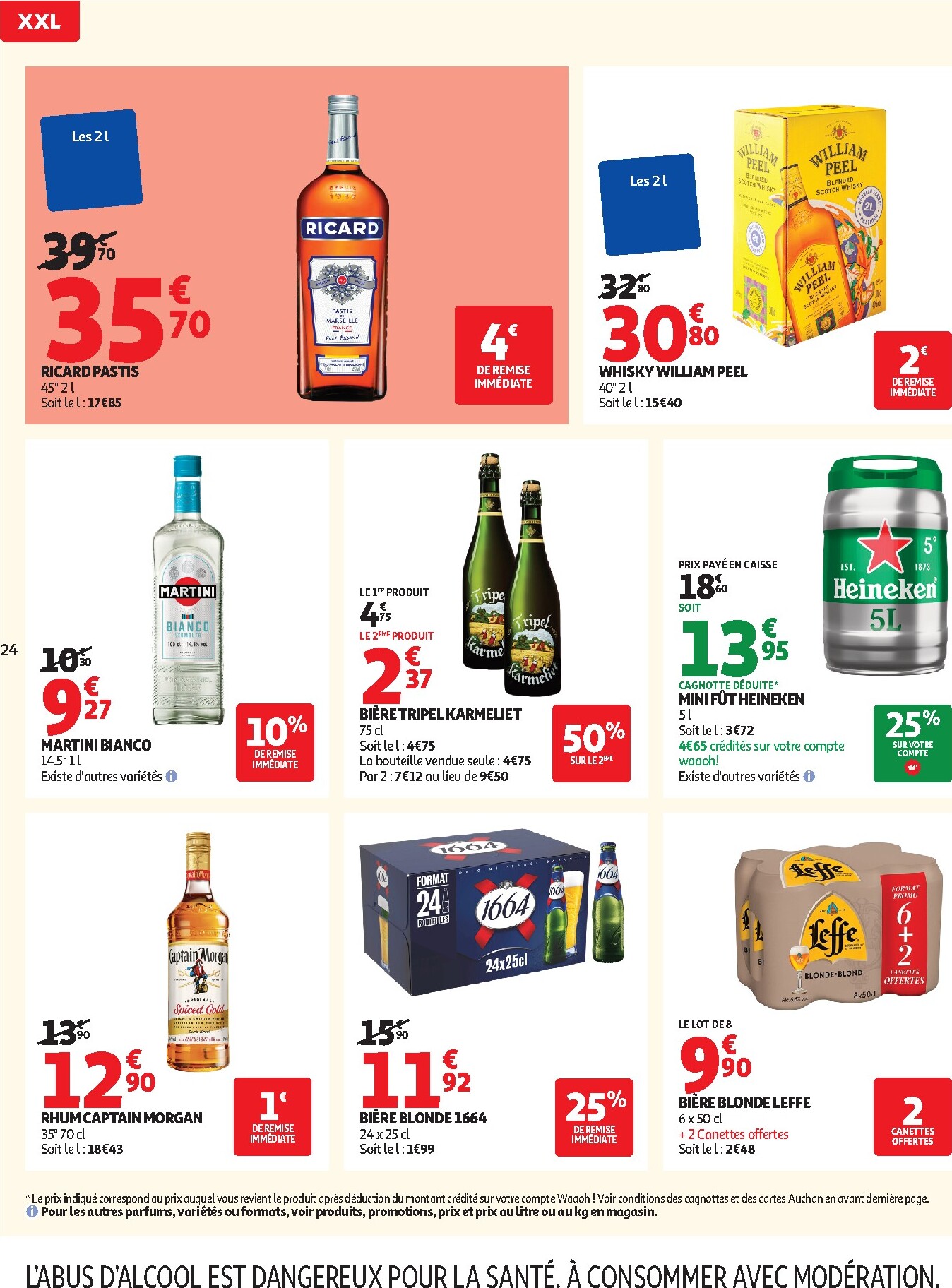 auchan - Auchan - Promos XXL, rentrée - Hypermarché folder voor volgende week van dinsdag 21/07/2026 tot zondag 02/08/2026 - page: 24